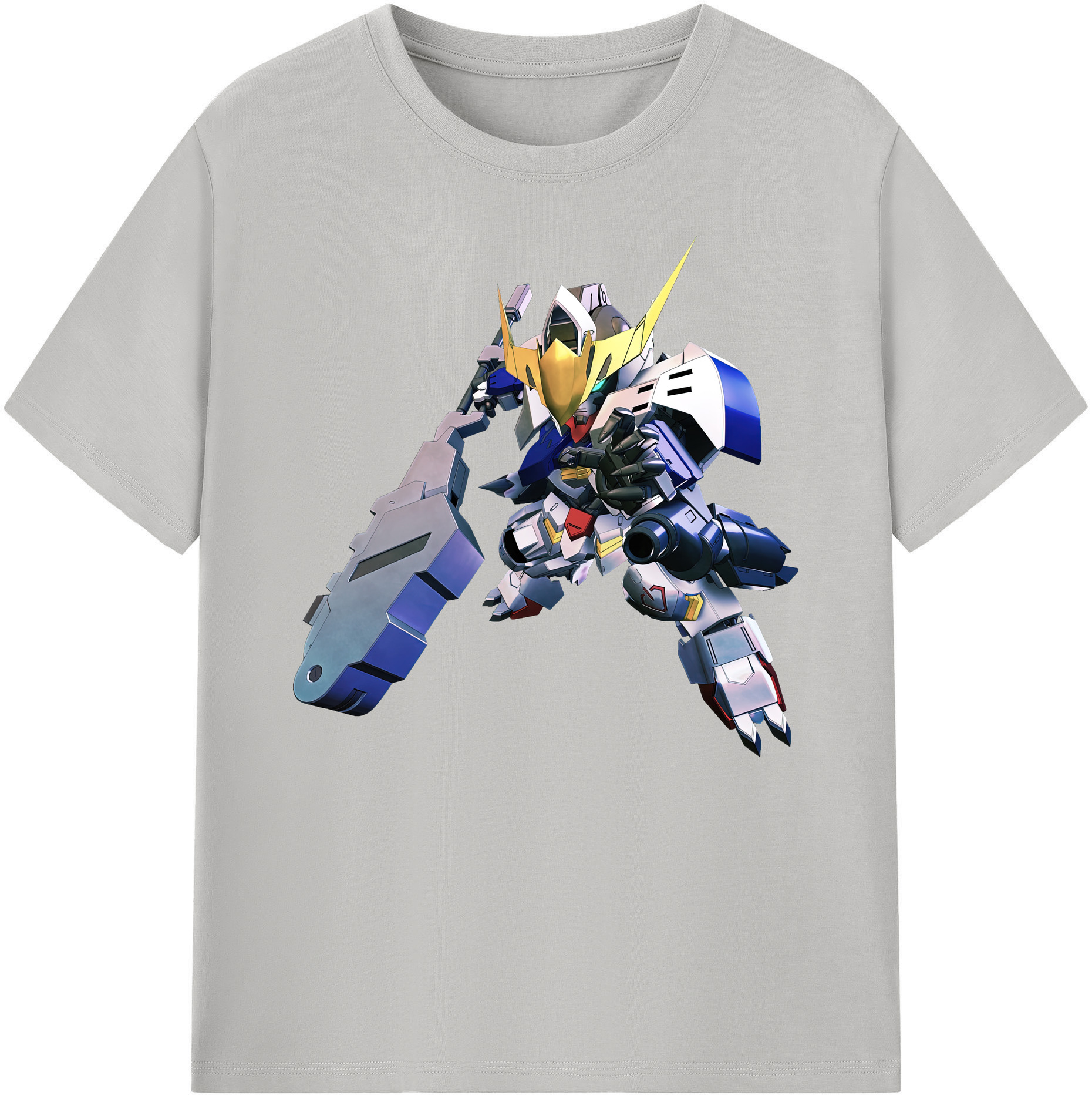 （画像用） 機動戦士ガンダム Mobile Suit Gundam 綿100％ メンズ半袖Tシャツ｜肌触りやわらか＆通気性