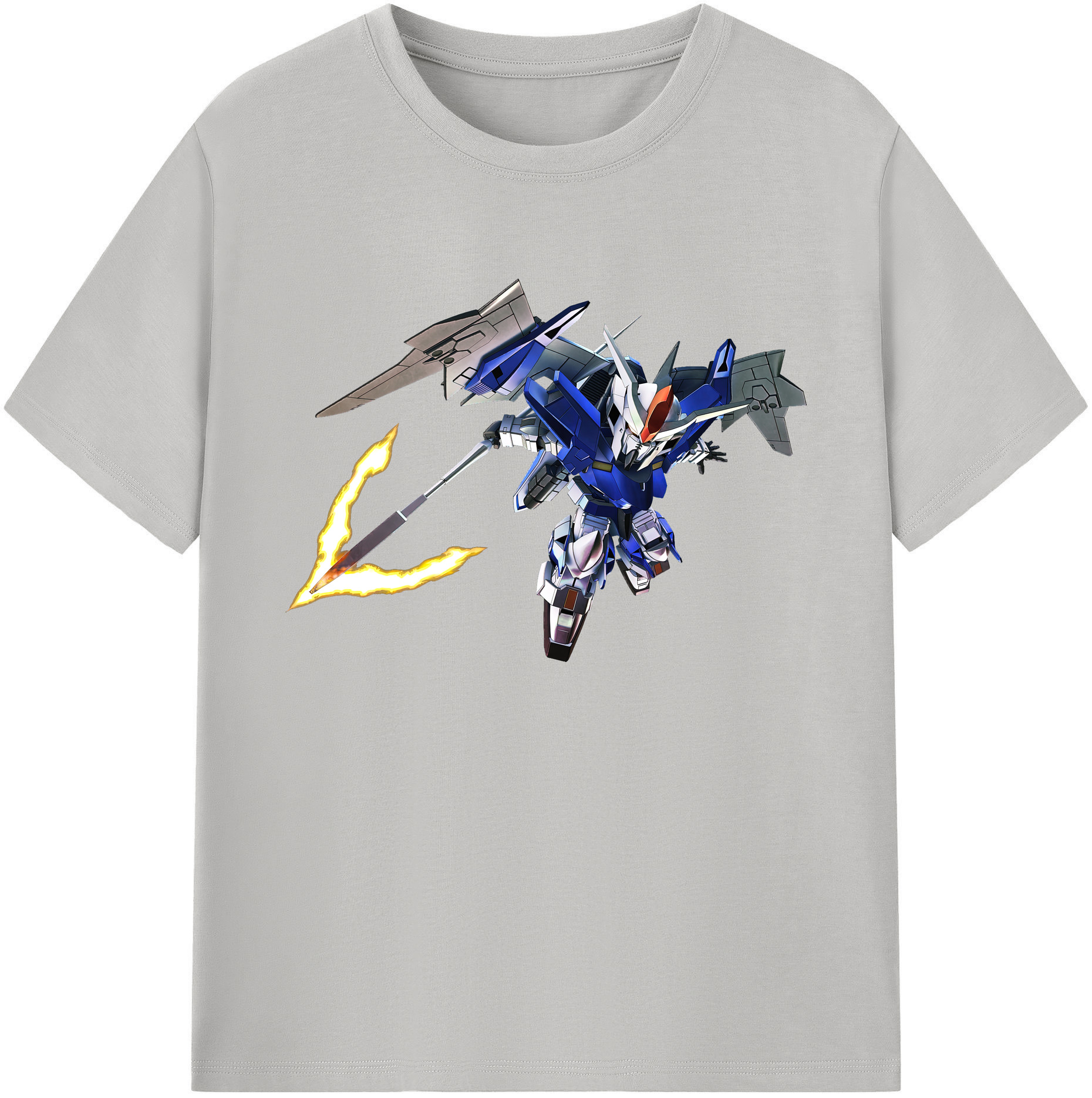（画像用） 機動戦士ガンダム Mobile Suit Gundam 綿100％ メンズ半袖Tシャツ｜肌触りやわらか＆通気性