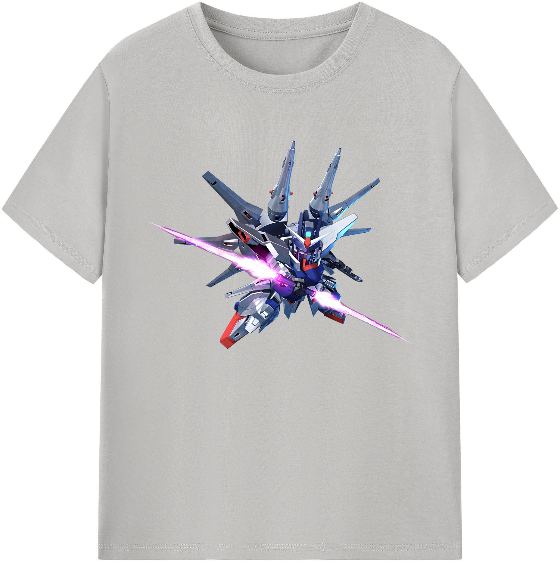（画像用） 機動戦士ガンダム Mobile Suit Gundam 綿100％ メンズ半袖Tシャツ｜肌触りやわらか＆通気性