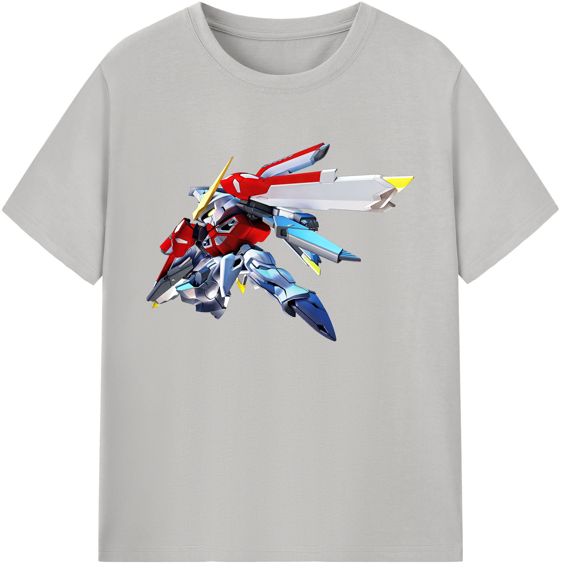（画像用） 機動戦士ガンダム Mobile Suit Gundam 綿100％ メンズ半袖Tシャツ｜肌触りやわらか＆通気性