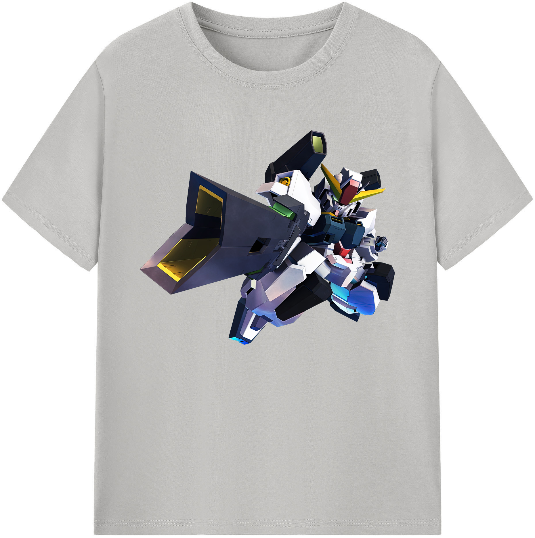 （画像用） 機動戦士ガンダム Mobile Suit Gundam 綿100％ メンズ半袖Tシャツ｜肌触りやわらか＆通気性