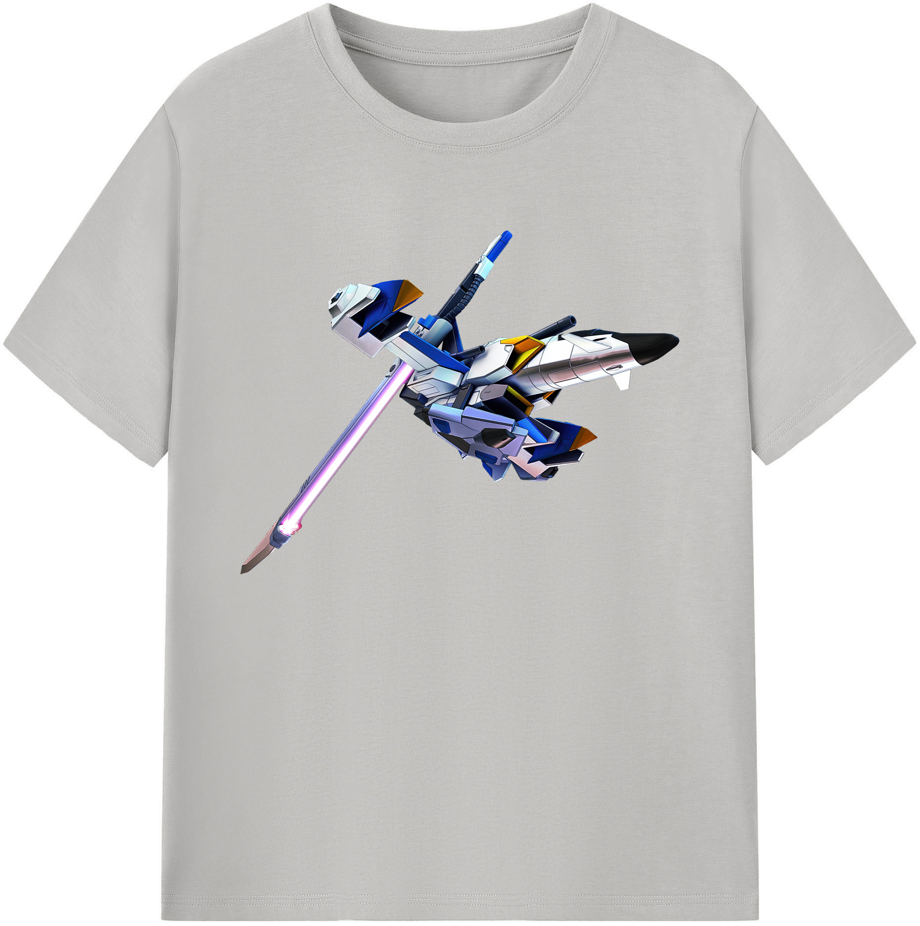 （画像用） 機動戦士ガンダム Mobile Suit Gundam 綿100％ メンズ半袖Tシャツ｜肌触りやわらか＆通気性
