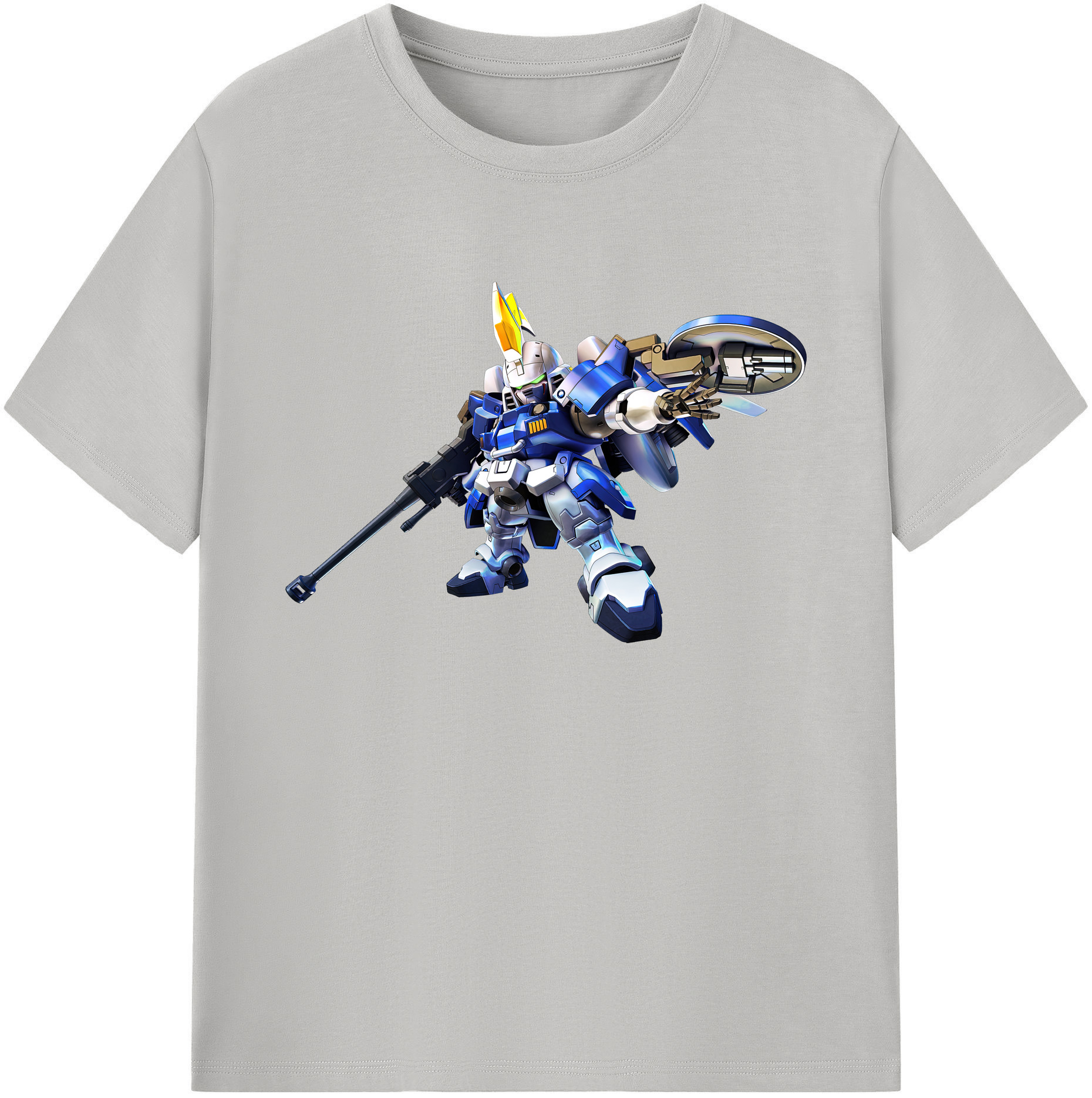 （画像用） 機動戦士ガンダム Mobile Suit Gundam 綿100％ メンズ半袖Tシャツ｜肌触りやわらか＆通気性