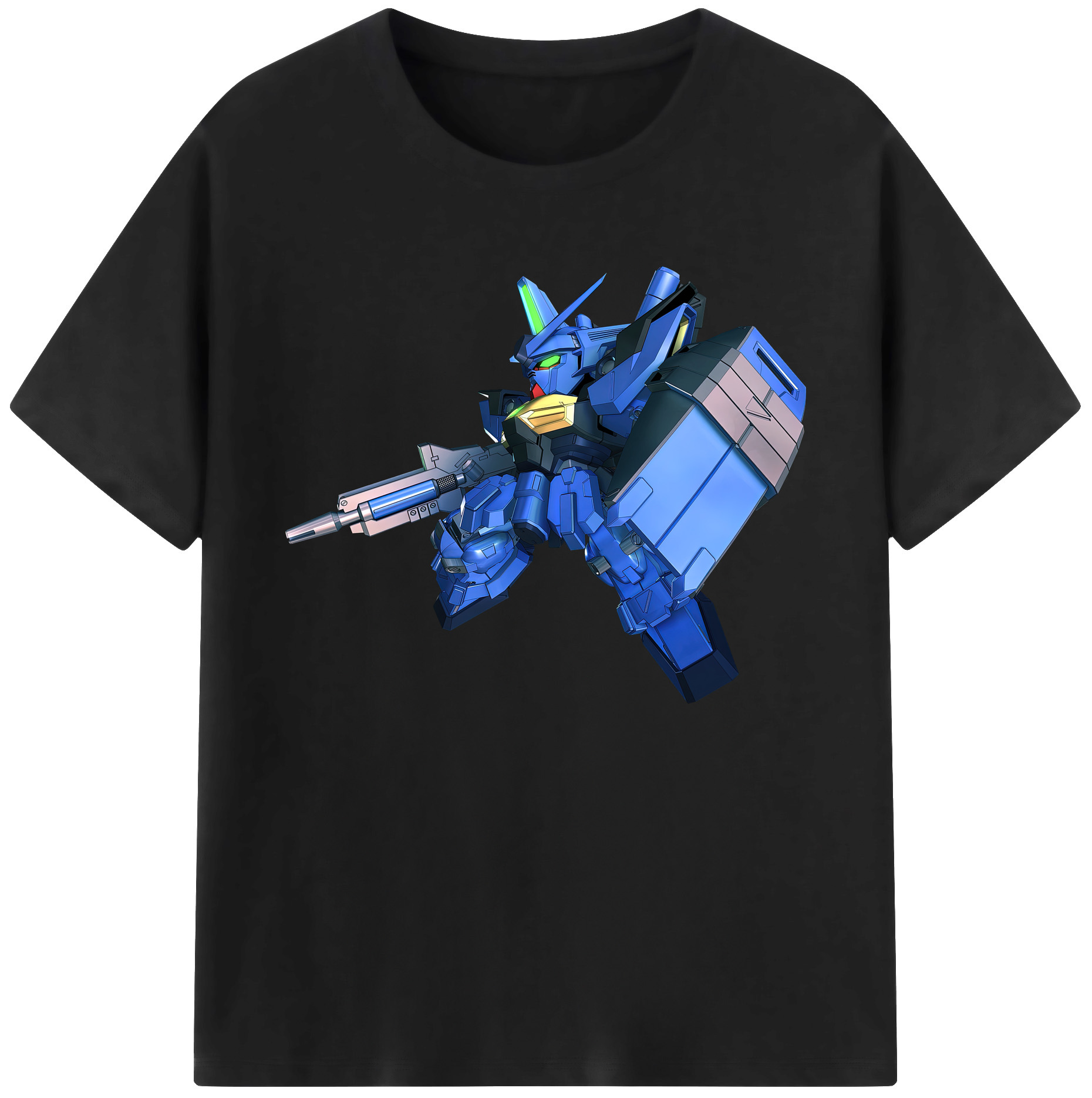 （画像用） 機動戦士ガンダム Mobile Suit Gundam 綿100％ メンズ半袖Tシャツ｜肌触りやわらか＆通気性