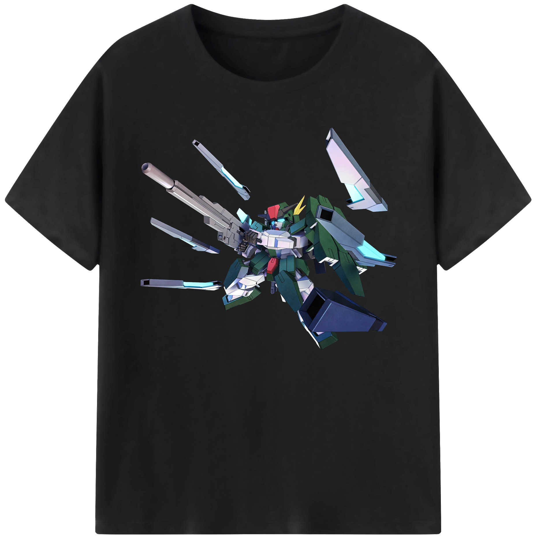 （画像用） 機動戦士ガンダム Mobile Suit Gundam 綿100％ メンズ半袖Tシャツ｜肌触りやわらか＆通気性