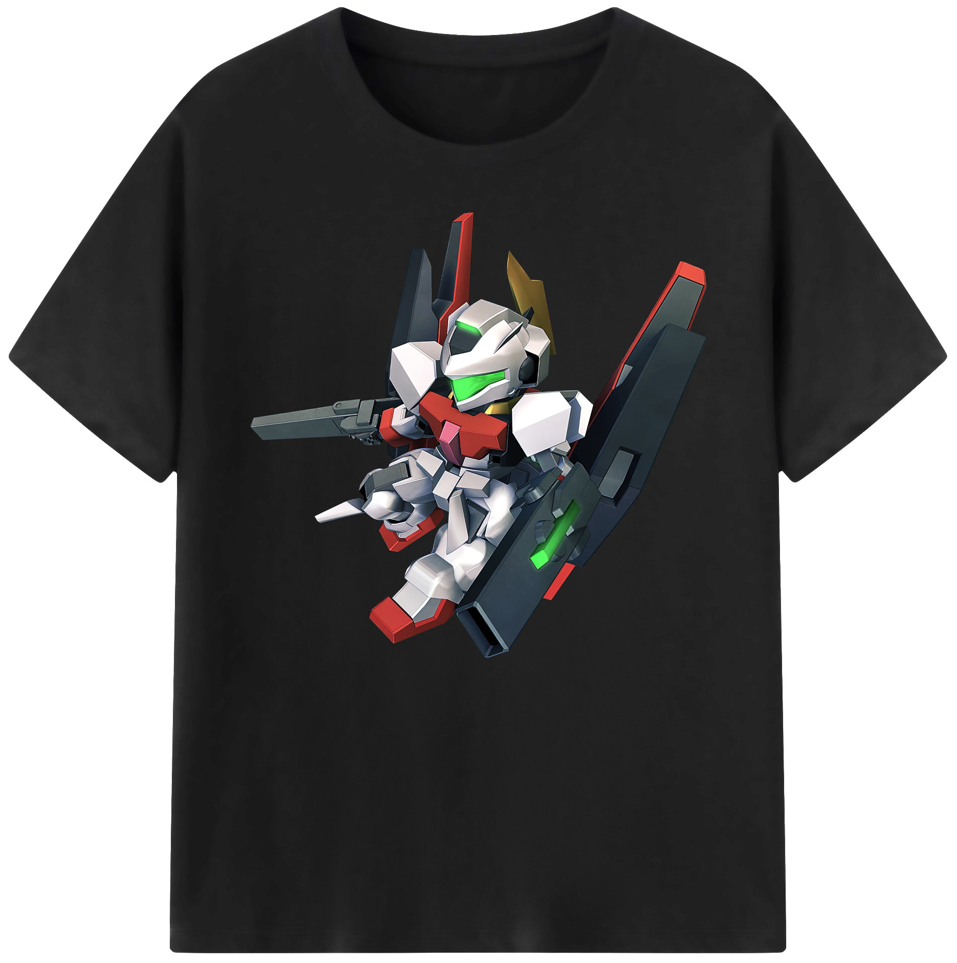 （画像用） 機動戦士ガンダム Mobile Suit Gundam 綿100％ メンズ半袖Tシャツ｜肌触りやわらか＆通気性