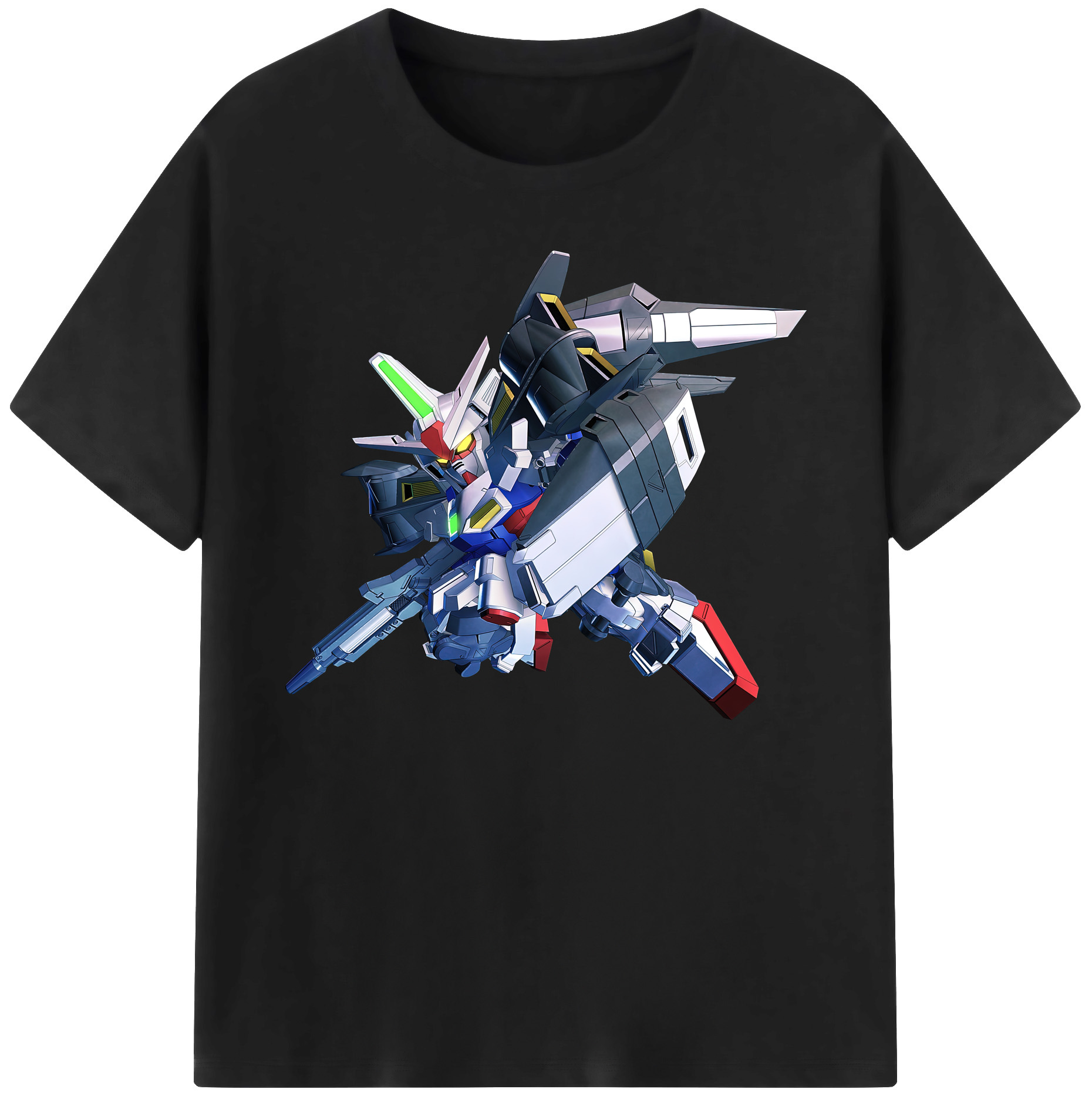 （画像用） 機動戦士ガンダム Mobile Suit Gundam 綿100％ メンズ半袖Tシャツ｜肌触りやわらか＆通気性