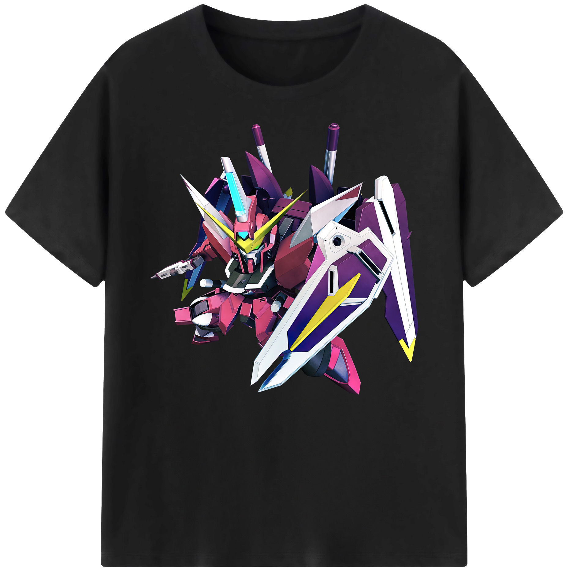 （画像用） 機動戦士ガンダム Mobile Suit Gundam 綿100％ メンズ半袖Tシャツ｜肌触りやわらか＆通気性