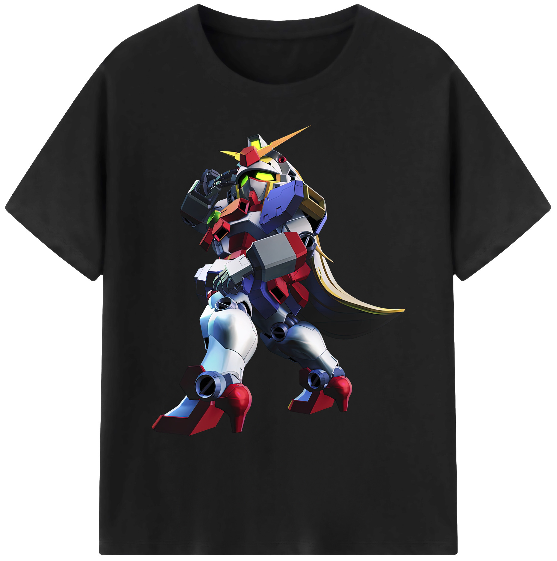 （画像用） 機動戦士ガンダム Mobile Suit Gundam 綿100％ メンズ半袖Tシャツ｜肌触りやわらか＆通気性