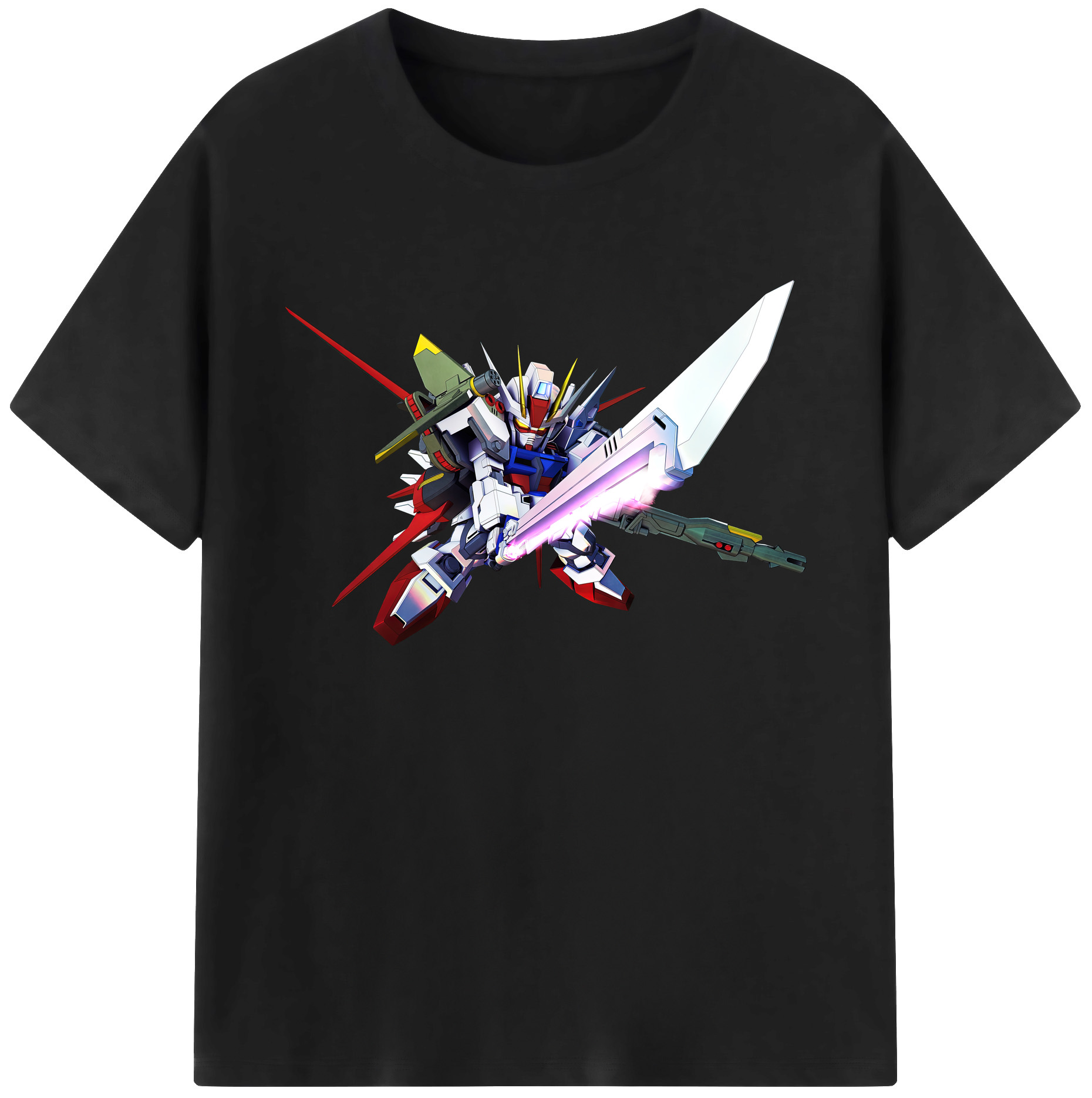 （画像用） 機動戦士ガンダム Mobile Suit Gundam 綿100％ メンズ半袖Tシャツ｜肌触りやわらか＆通気性