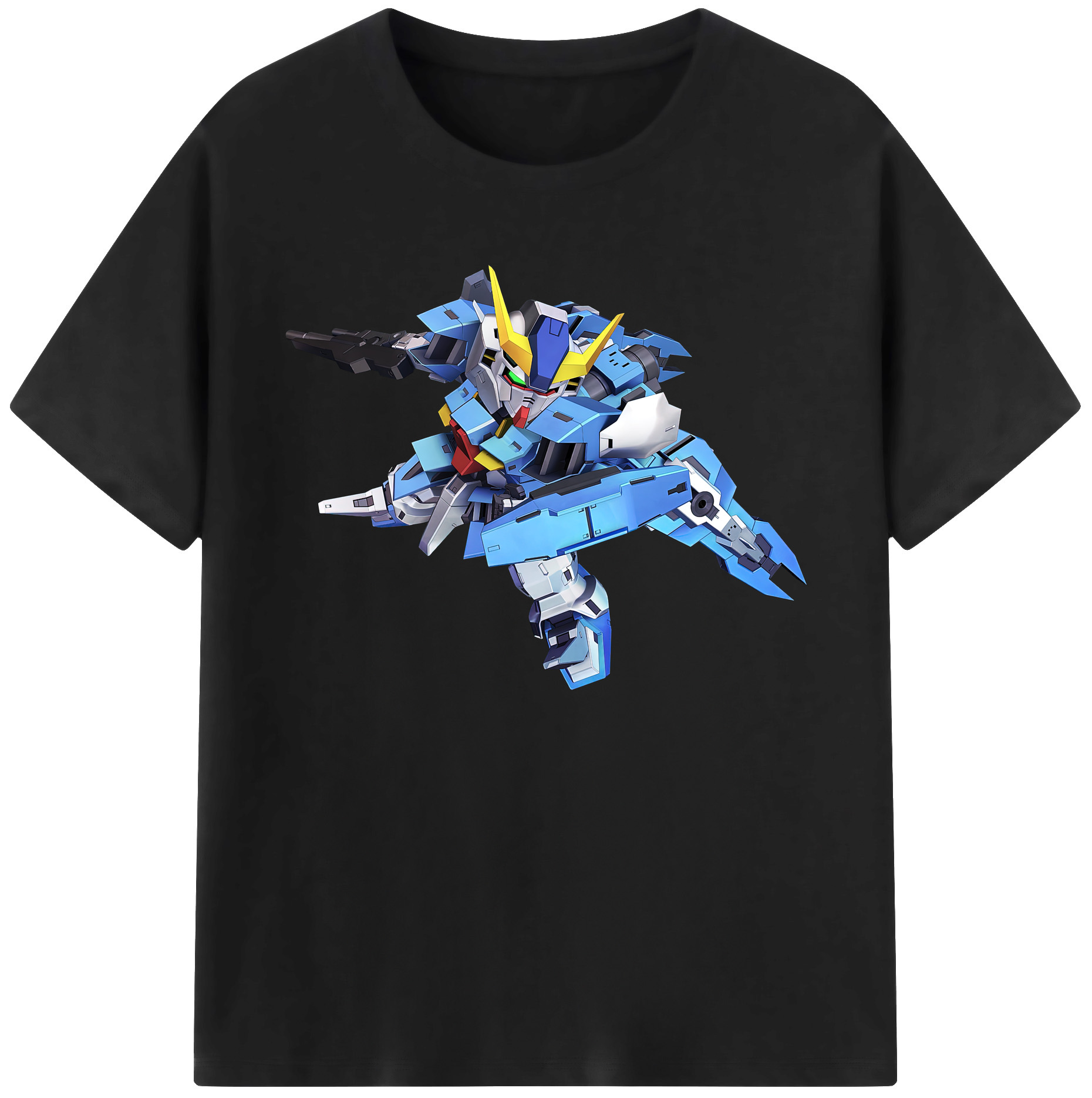 （画像用） 機動戦士ガンダム Mobile Suit Gundam 綿100％ メンズ半袖Tシャツ｜肌触りやわらか＆通気性