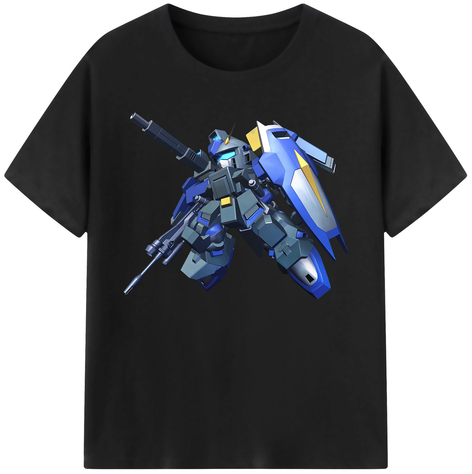 （画像用） 機動戦士ガンダム Mobile Suit Gundam 綿100％ メンズ半袖Tシャツ｜肌触りやわらか＆通気性
