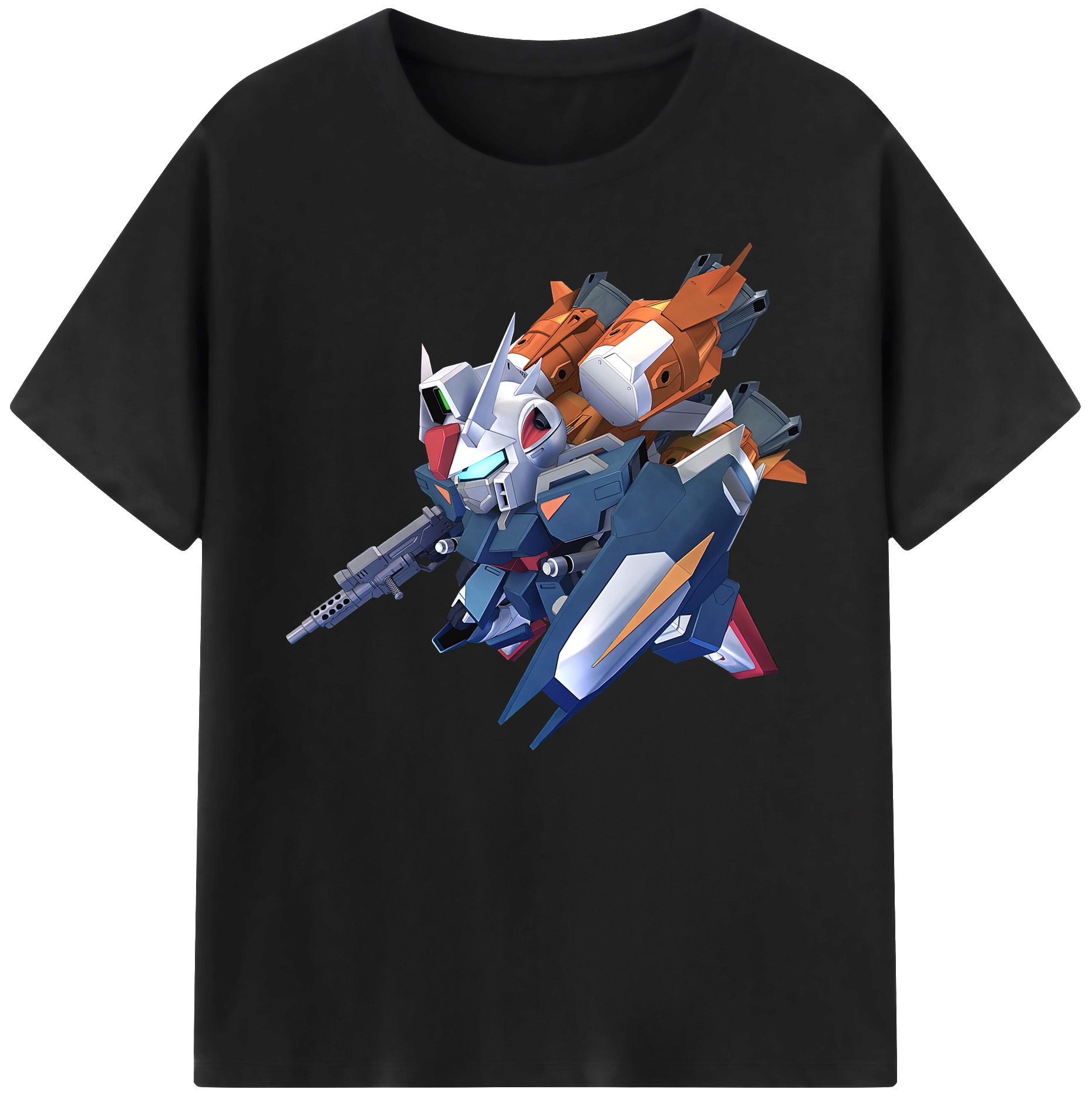 （画像用） 機動戦士ガンダム Mobile Suit Gundam 綿100％ メンズ半袖Tシャツ｜肌触りやわらか＆通気性