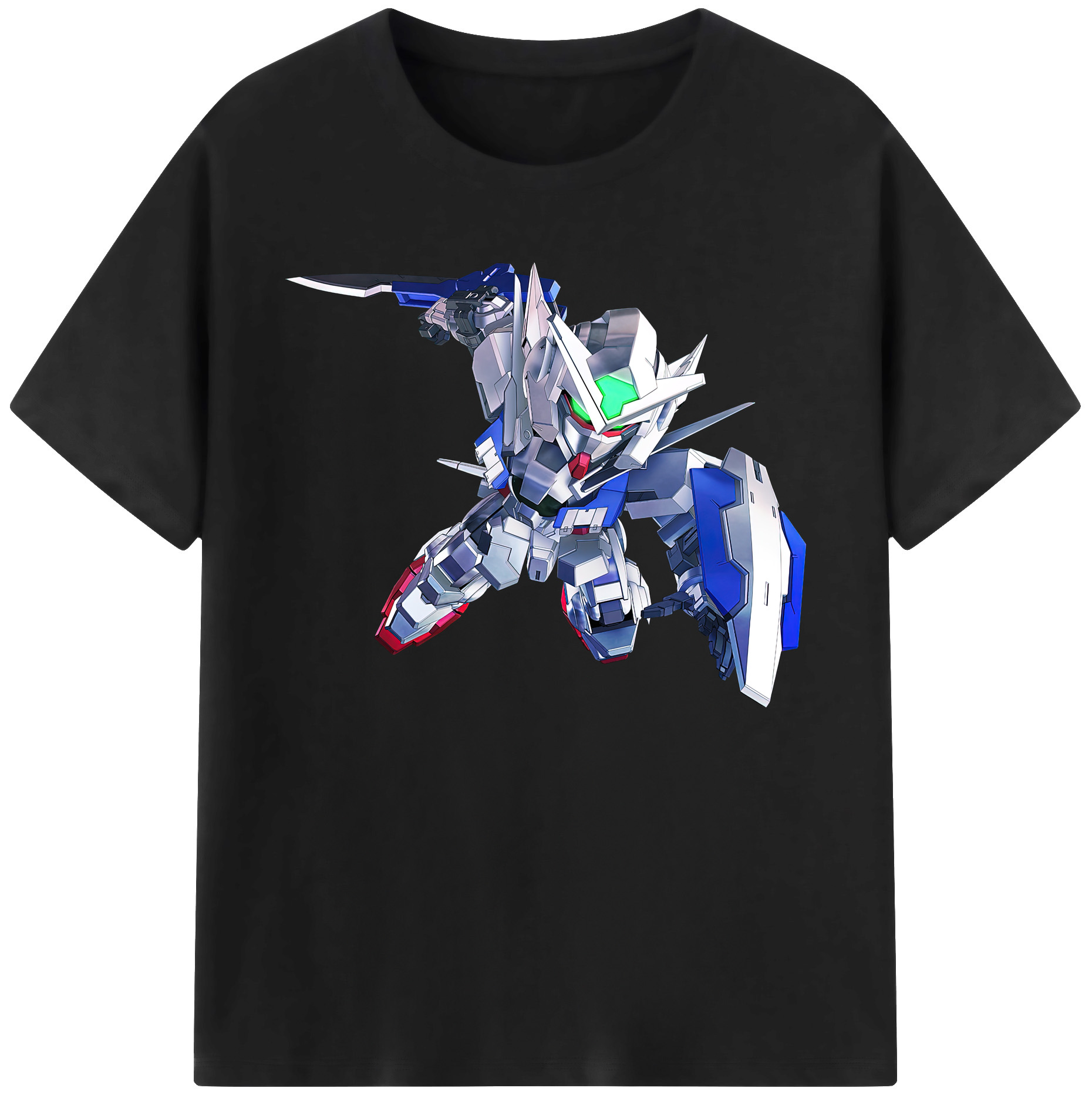 （画像用） 機動戦士ガンダム Mobile Suit Gundam 綿100％ メンズ半袖Tシャツ｜肌触りやわらか＆通気性
