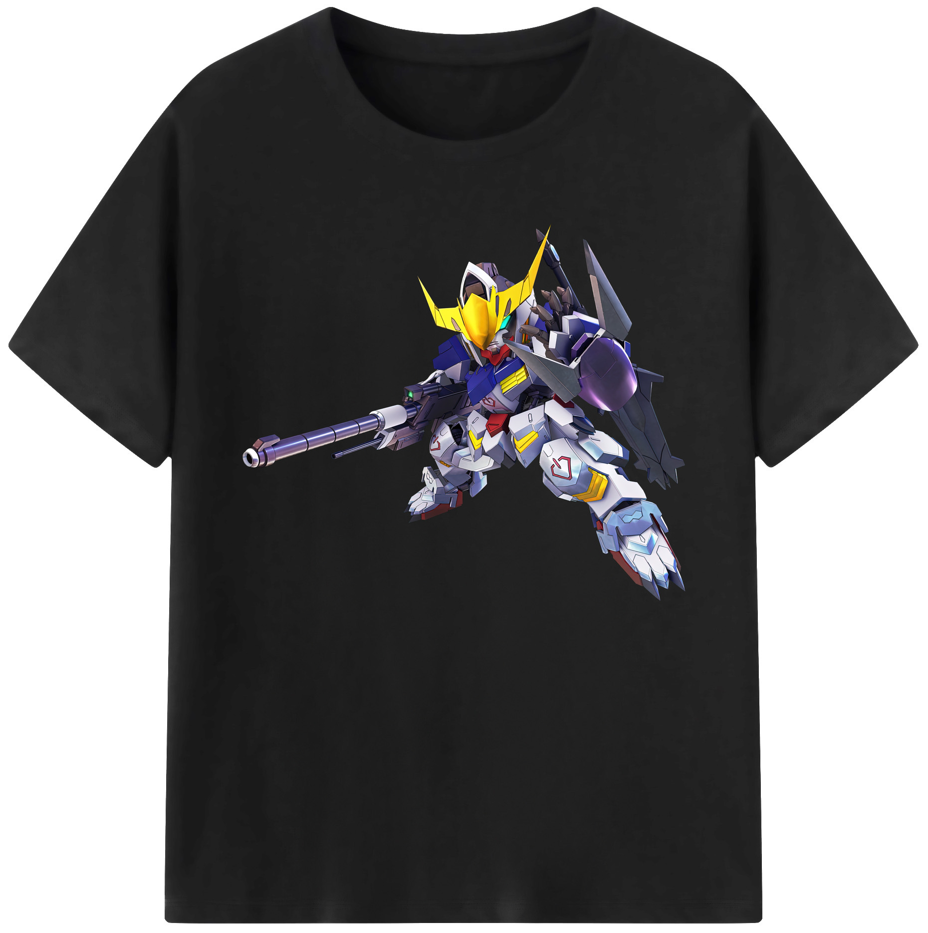 （画像用） 機動戦士ガンダム Mobile Suit Gundam 綿100％ メンズ半袖Tシャツ｜肌触りやわらか＆通気性
