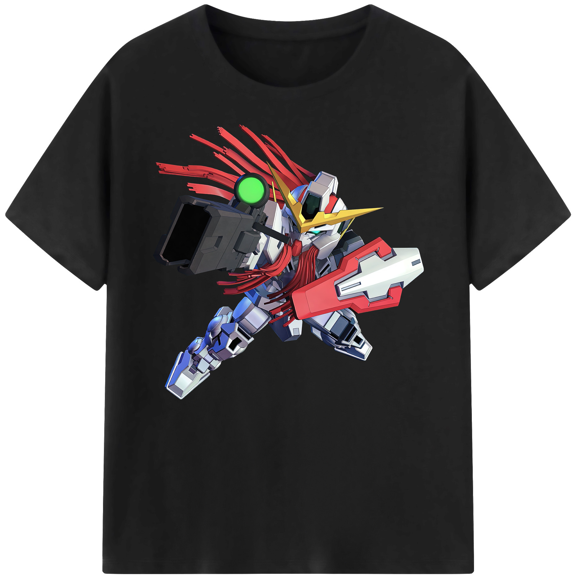 （画像用） 機動戦士ガンダム Mobile Suit Gundam 綿100％ メンズ半袖Tシャツ｜肌触りやわらか＆通気性