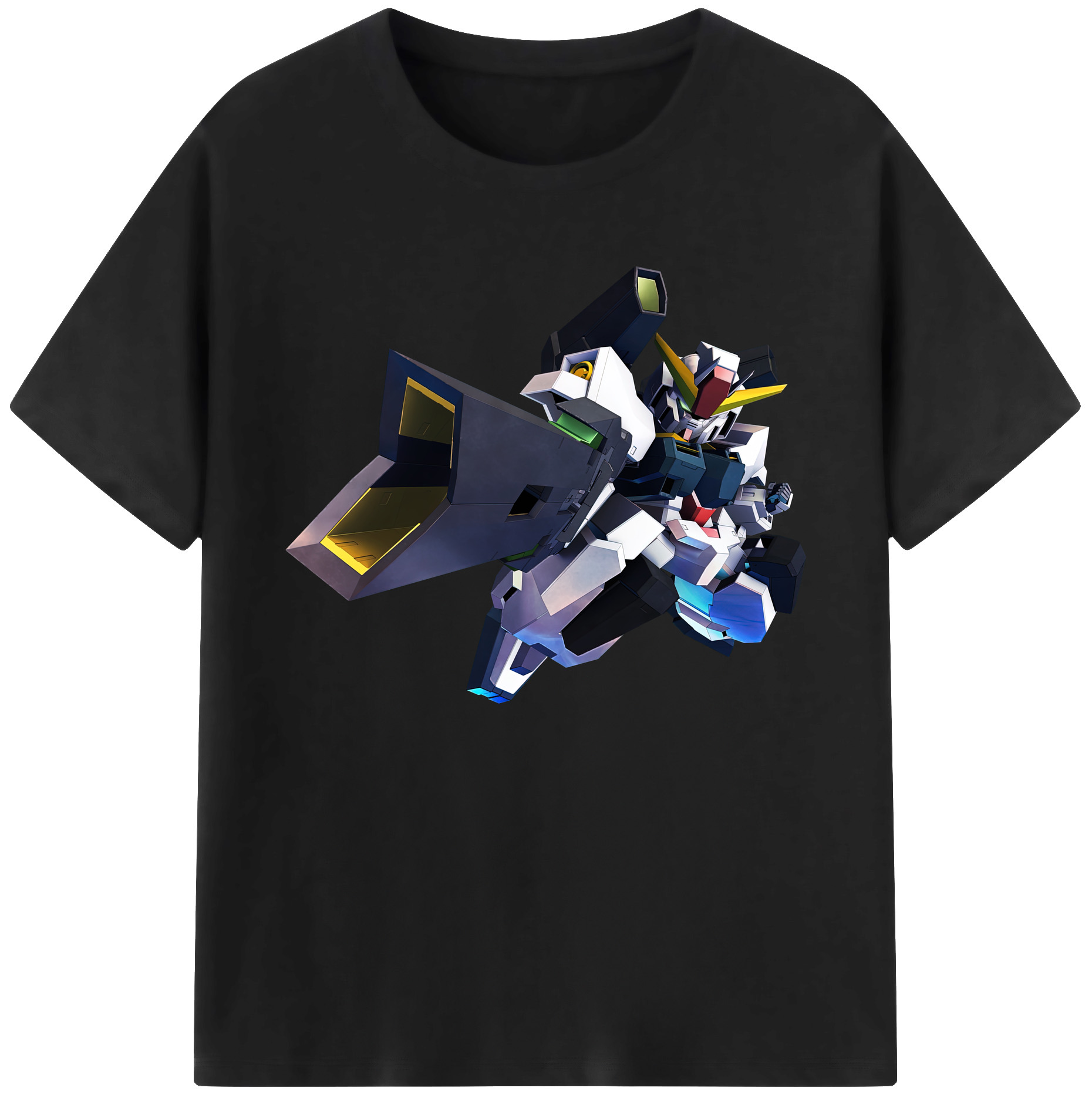 （画像用） 機動戦士ガンダム Mobile Suit Gundam 綿100％ メンズ半袖Tシャツ｜肌触りやわらか＆通気性