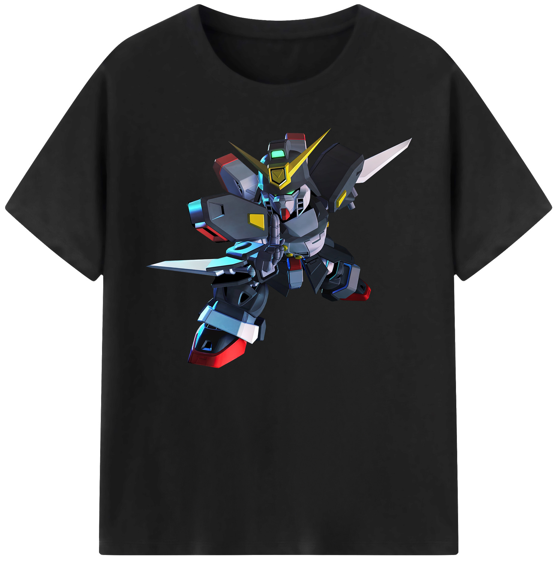 （画像用） 機動戦士ガンダム Mobile Suit Gundam 綿100％ メンズ半袖Tシャツ｜肌触りやわらか＆通気性