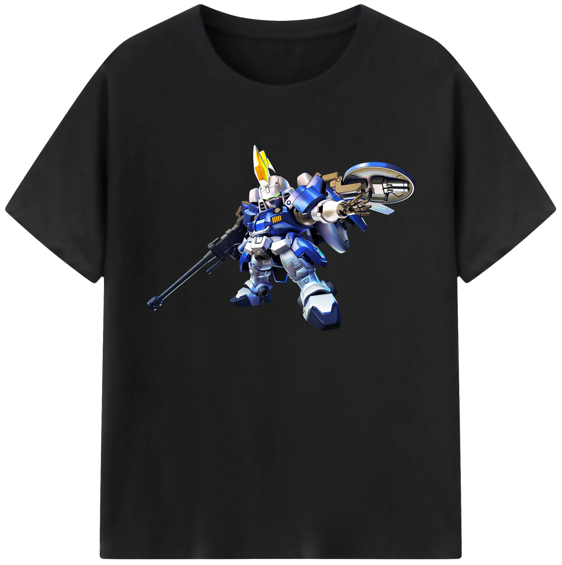 （画像用） 機動戦士ガンダム Mobile Suit Gundam 綿100％ メンズ半袖Tシャツ｜肌触りやわらか＆通気性