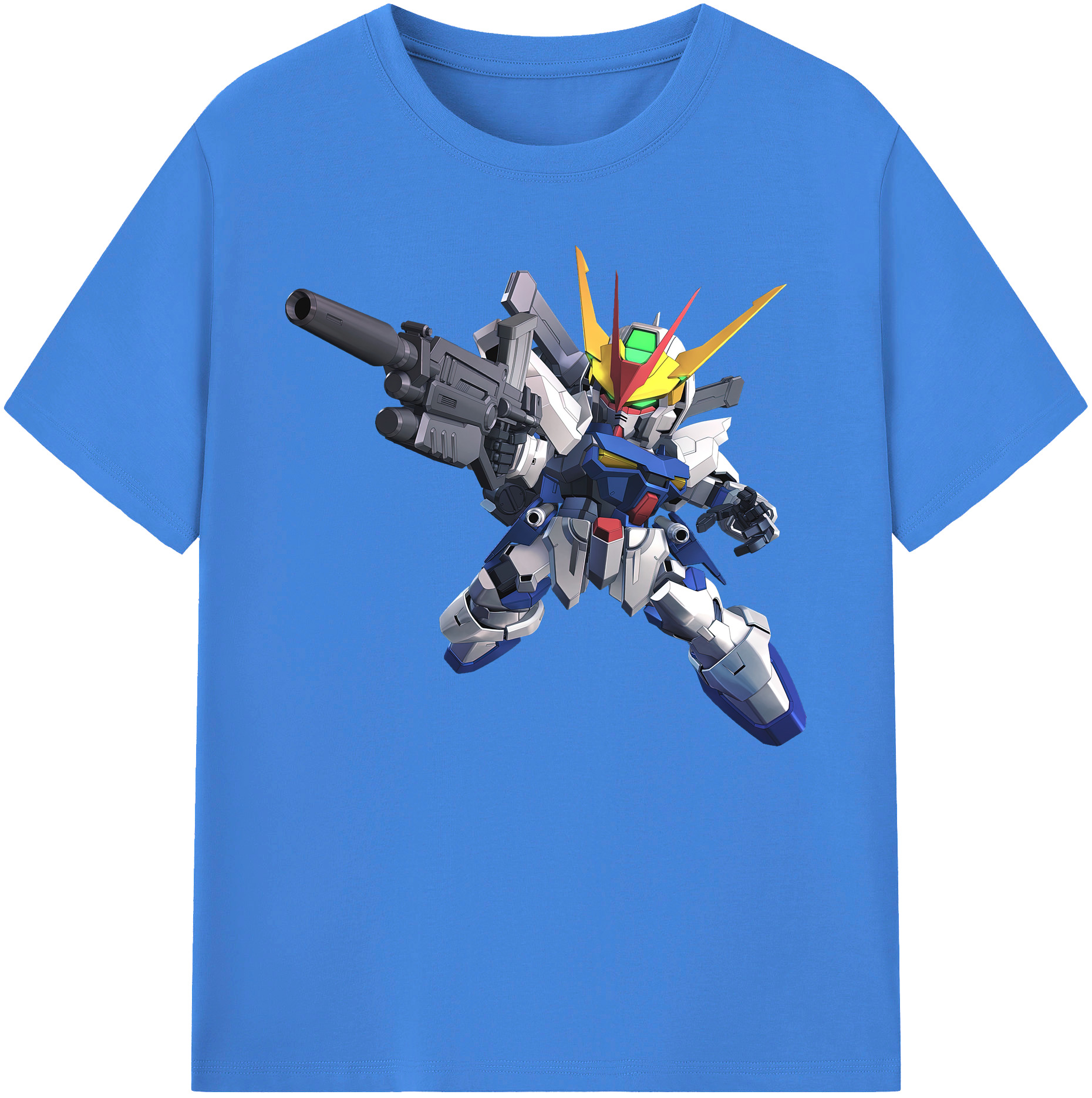 （画像用） 機動戦士ガンダム Mobile Suit Gundam 綿100％ メンズ半袖Tシャツ｜肌触りやわらか＆通気性