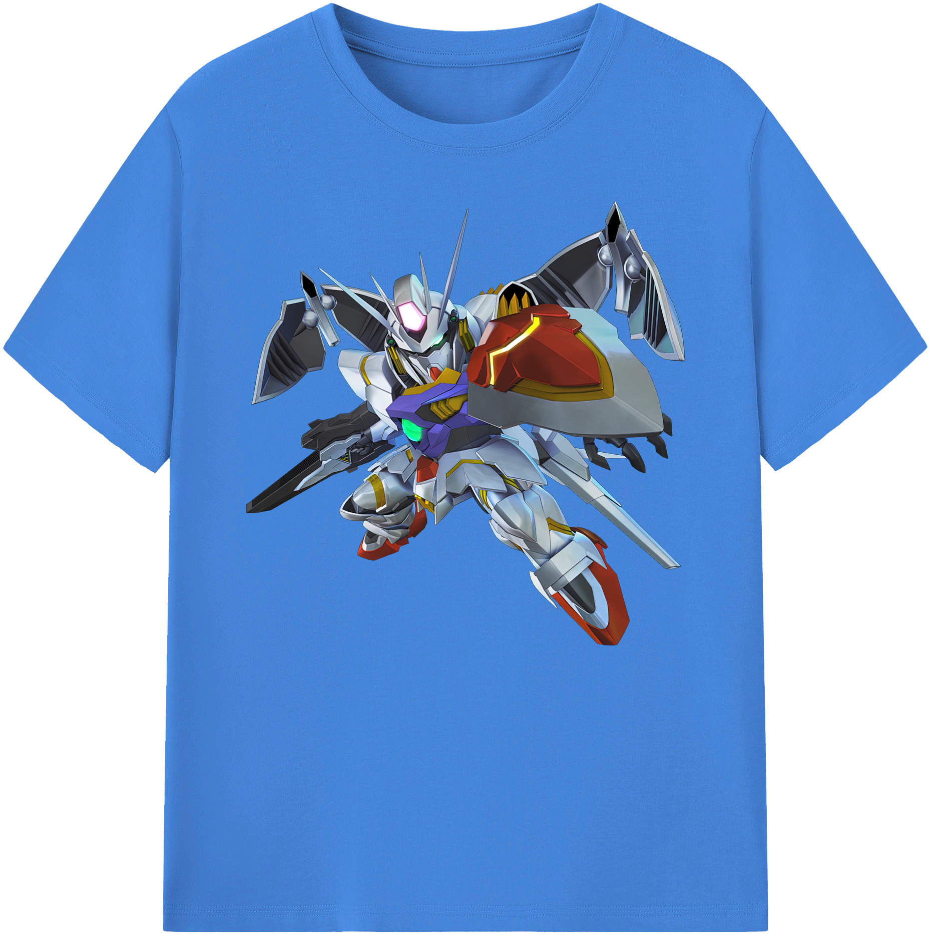 （画像用） 機動戦士ガンダム Mobile Suit Gundam 綿100％ メンズ半袖Tシャツ｜肌触りやわらか＆通気性