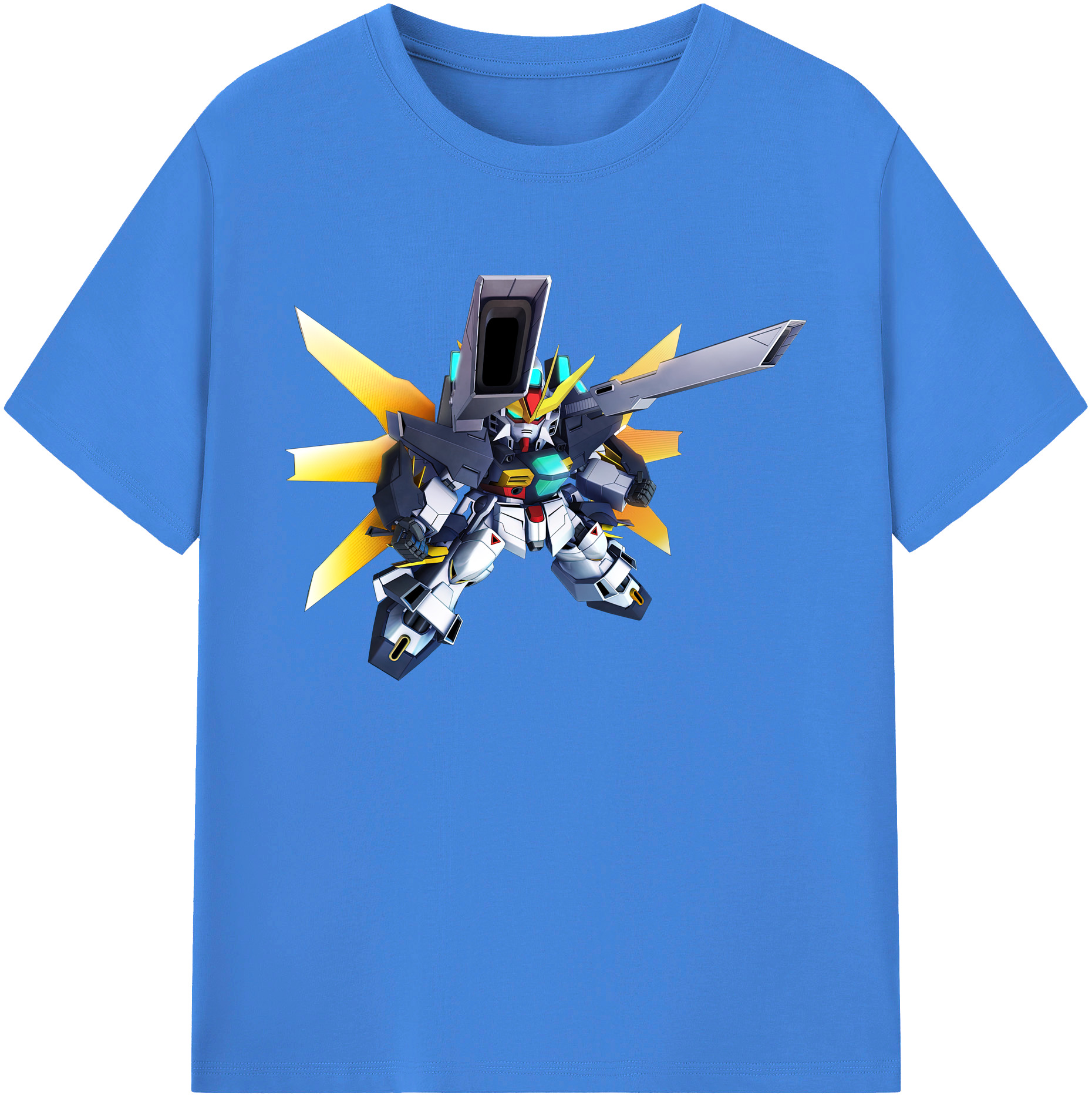（画像用） 機動戦士ガンダム Mobile Suit Gundam 綿100％ メンズ半袖Tシャツ｜肌触りやわらか＆通気性