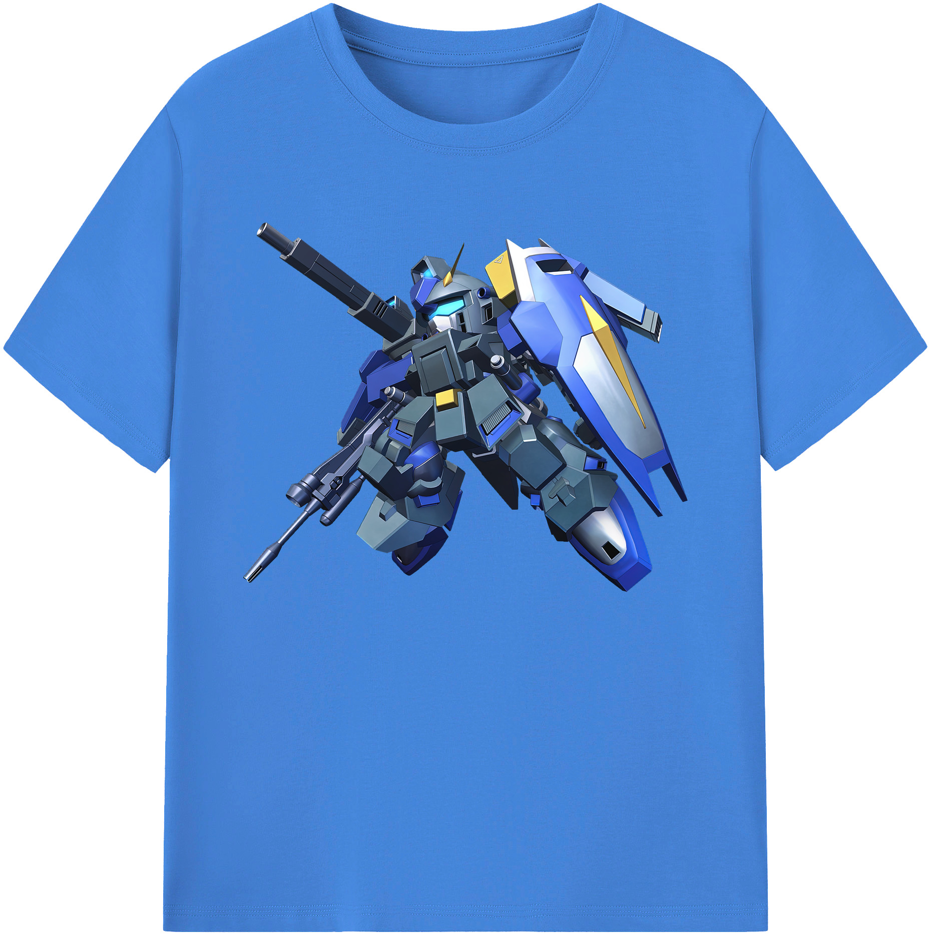 （画像用） 機動戦士ガンダム Mobile Suit Gundam 綿100％ メンズ半袖Tシャツ｜肌触りやわらか＆通気性
