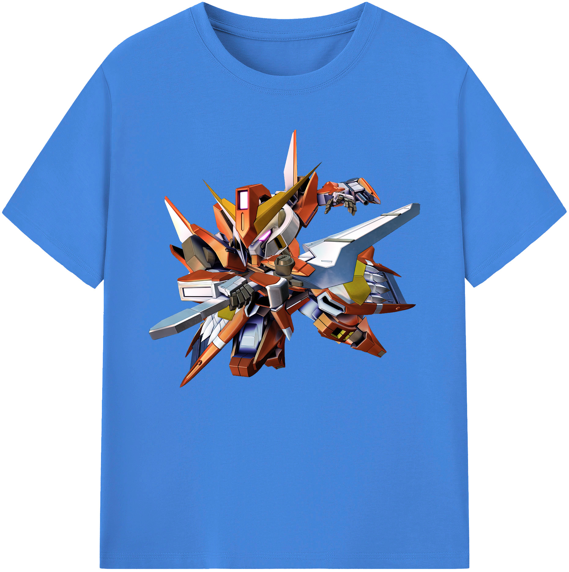 （画像用） 機動戦士ガンダム Mobile Suit Gundam 綿100％ メンズ半袖Tシャツ｜肌触りやわらか＆通気性