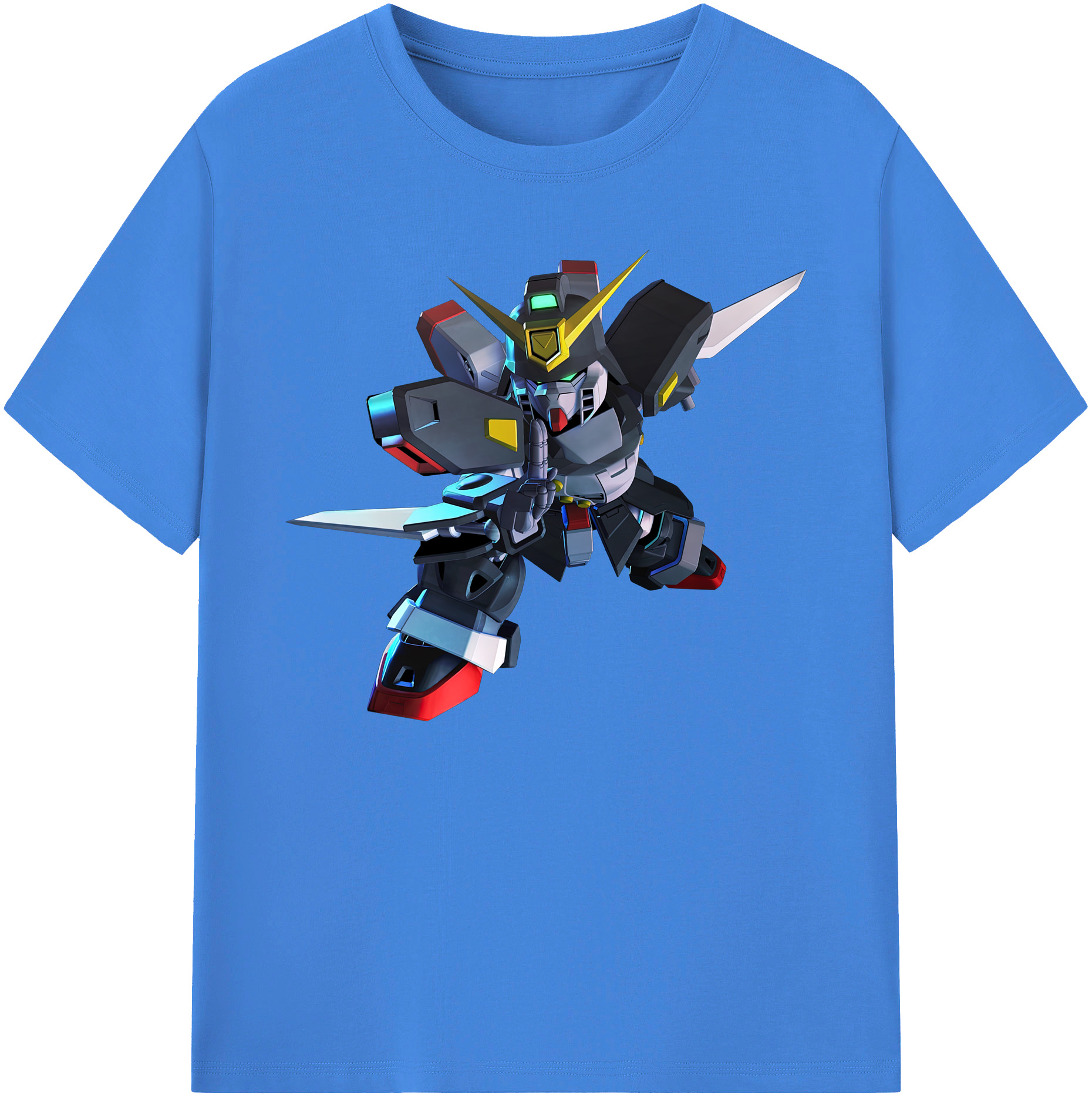 （画像用） 機動戦士ガンダム Mobile Suit Gundam 綿100％ メンズ半袖Tシャツ｜肌触りやわらか＆通気性