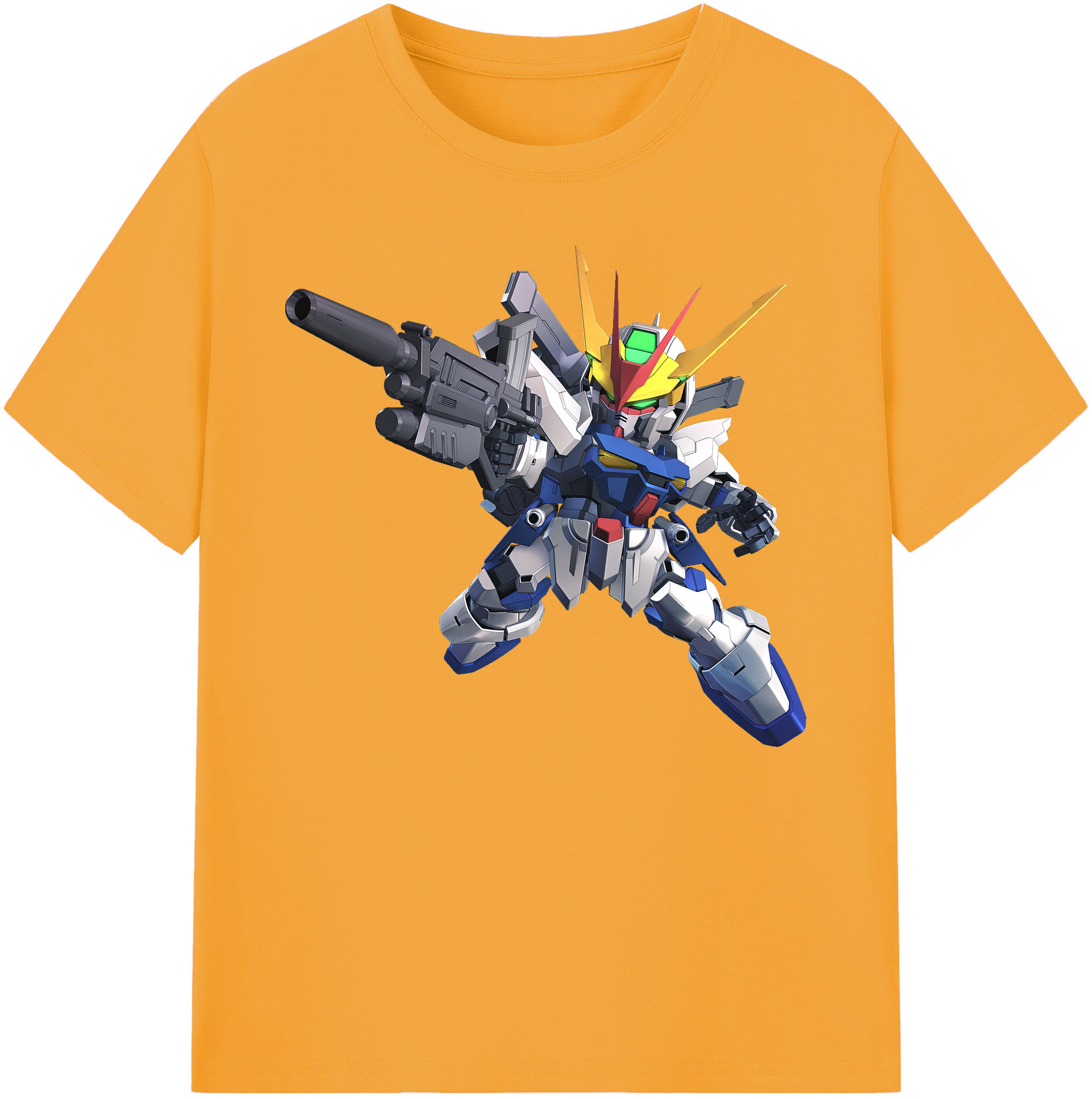 （画像用） 機動戦士ガンダム Mobile Suit Gundam 綿100％ メンズ半袖Tシャツ｜肌触りやわらか＆通気性