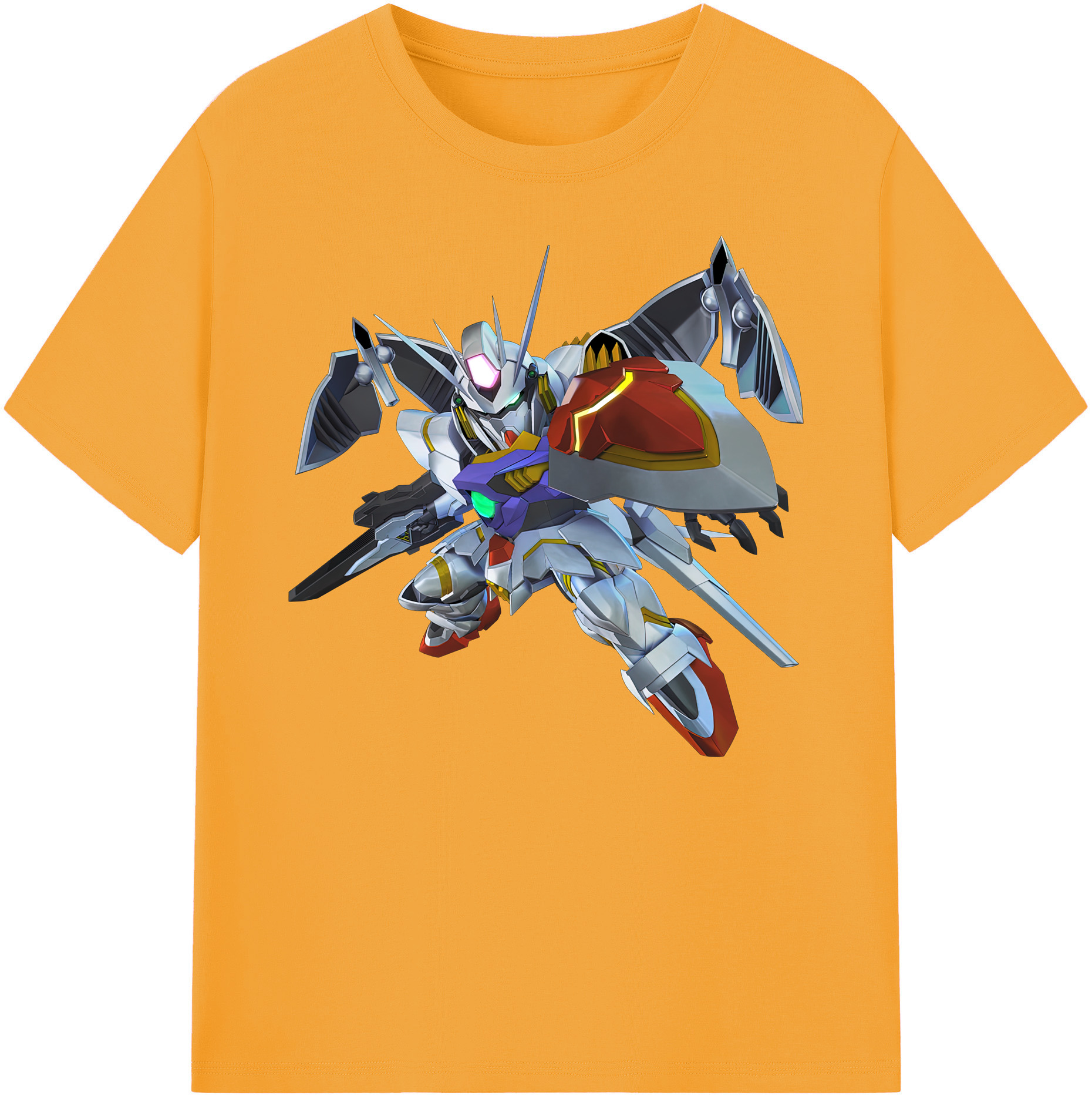 （画像用） 機動戦士ガンダム Mobile Suit Gundam 綿100％ メンズ半袖Tシャツ｜肌触りやわらか＆通気性