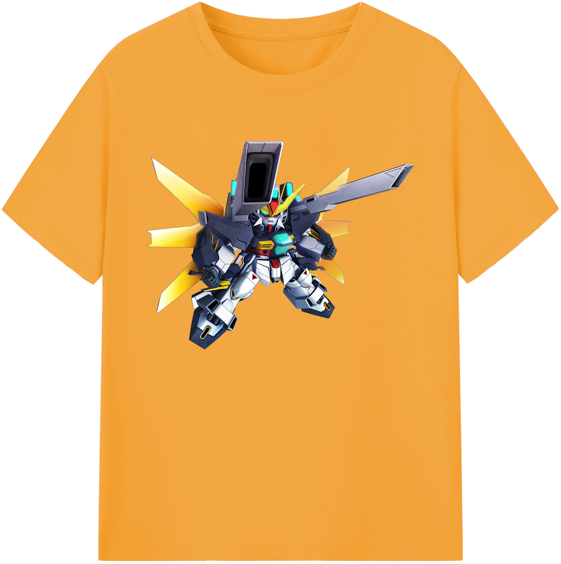 （画像用） 機動戦士ガンダム Mobile Suit Gundam 綿100％ メンズ半袖Tシャツ｜肌触りやわらか＆通気性