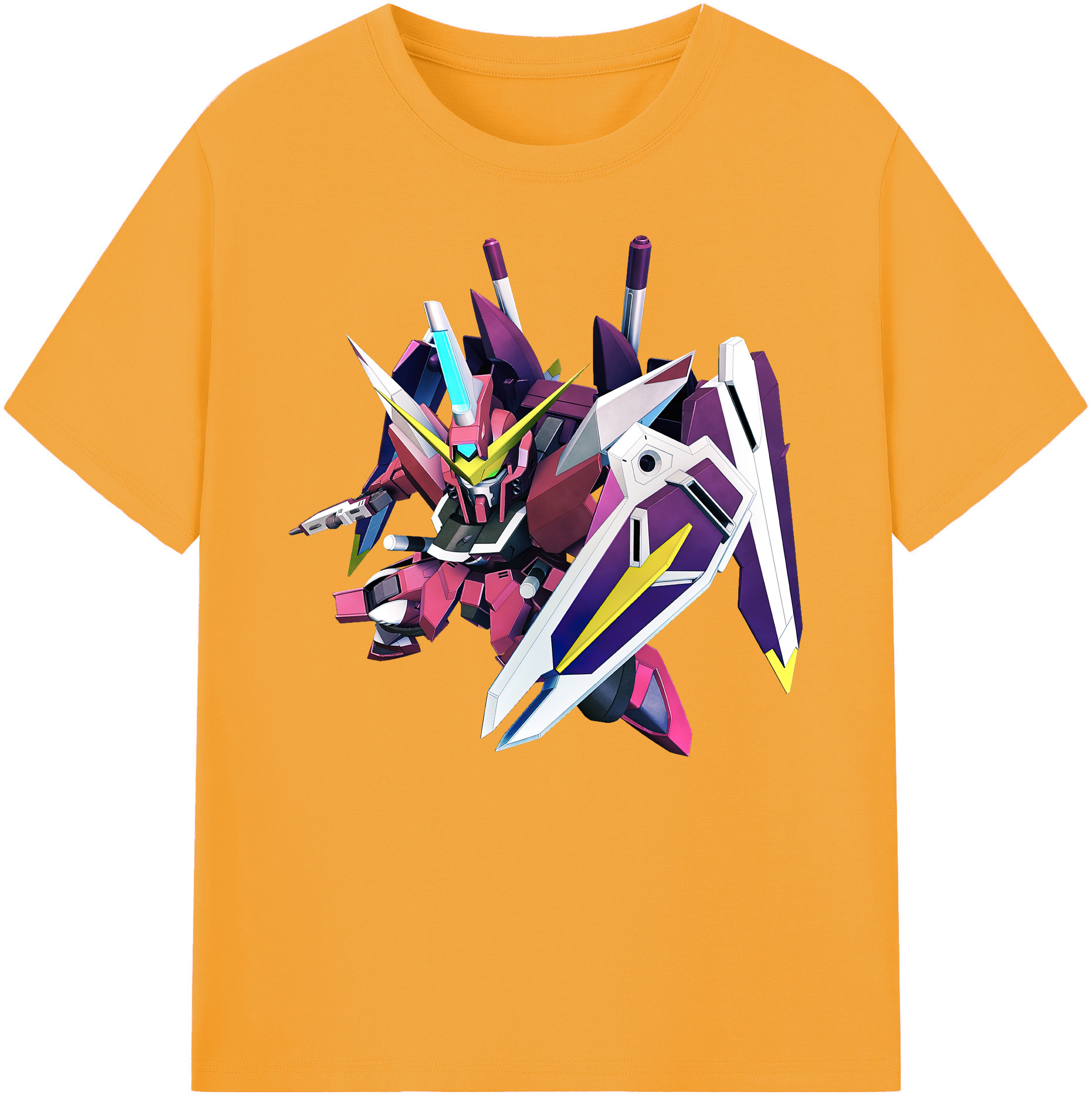（画像用） 機動戦士ガンダム Mobile Suit Gundam 綿100％ メンズ半袖Tシャツ｜肌触りやわらか＆通気性