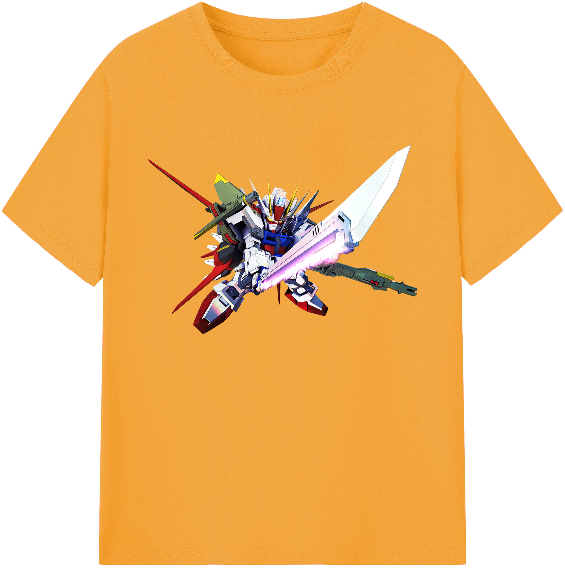 （画像用） 機動戦士ガンダム Mobile Suit Gundam 綿100％ メンズ半袖Tシャツ｜肌触りやわらか＆通気性