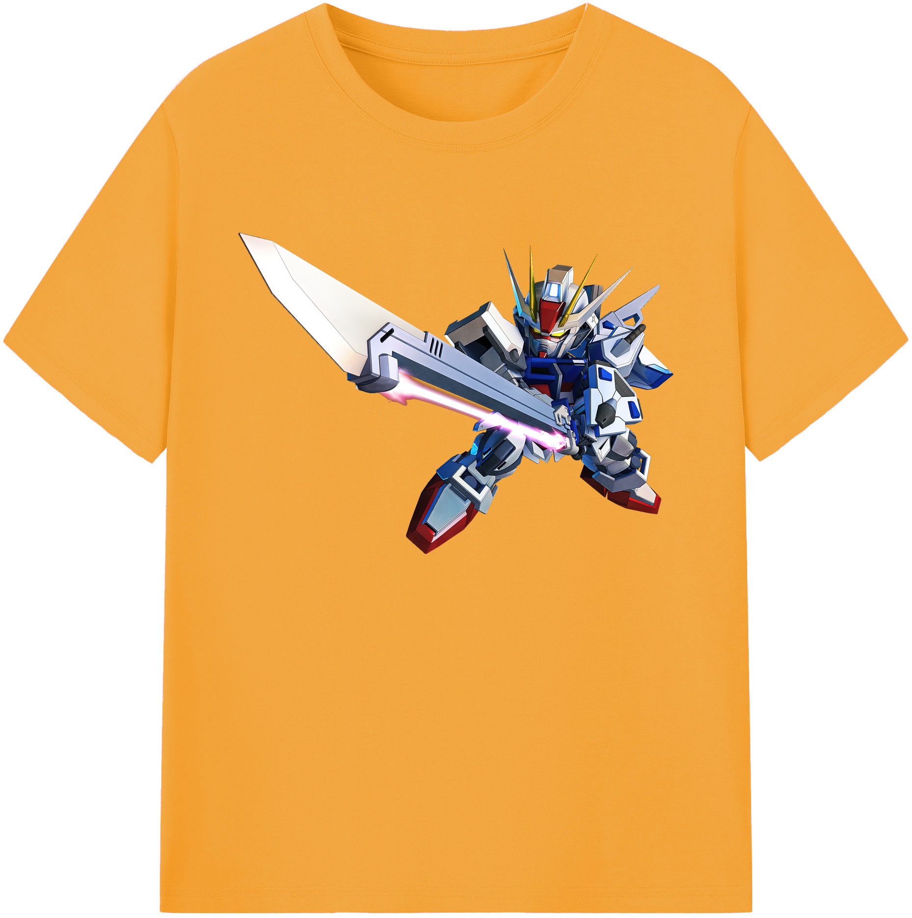 （画像用） 機動戦士ガンダム Mobile Suit Gundam 綿100％ メンズ半袖Tシャツ｜肌触りやわらか＆通気性