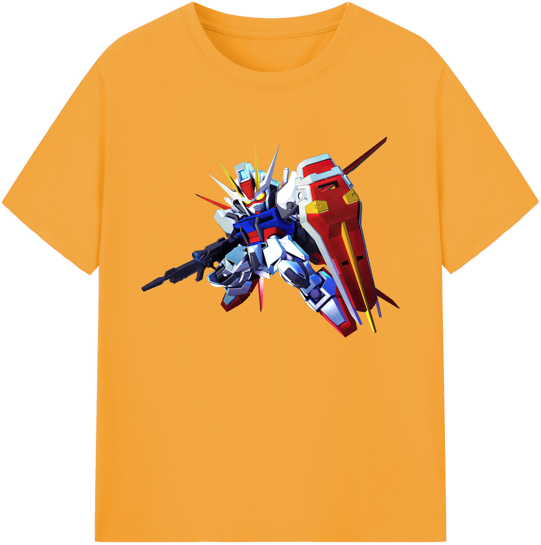 （画像用） 機動戦士ガンダム Mobile Suit Gundam 綿100％ メンズ半袖Tシャツ｜肌触りやわらか＆通気性