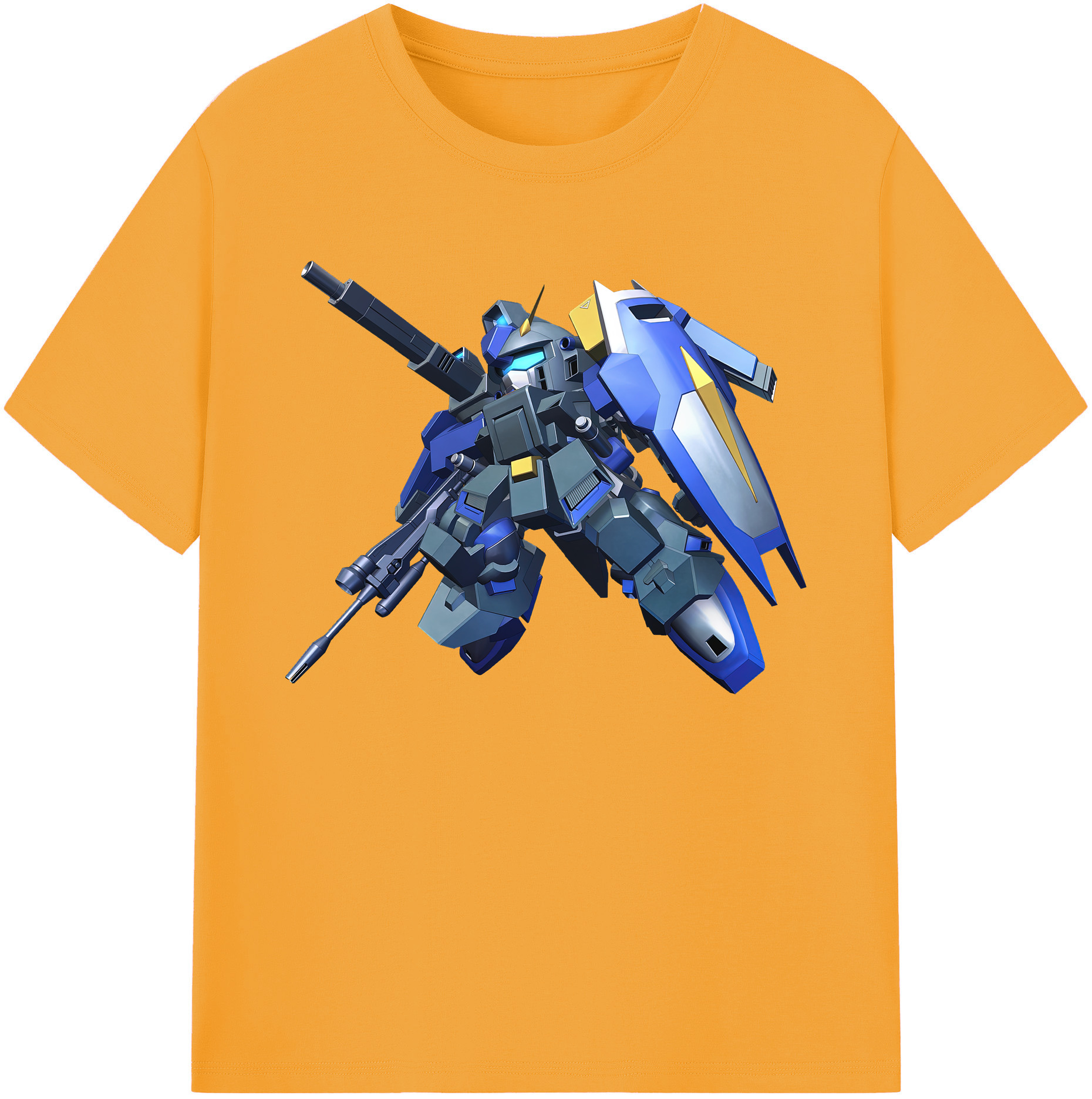 （画像用） 機動戦士ガンダム Mobile Suit Gundam 綿100％ メンズ半袖Tシャツ｜肌触りやわらか＆通気性