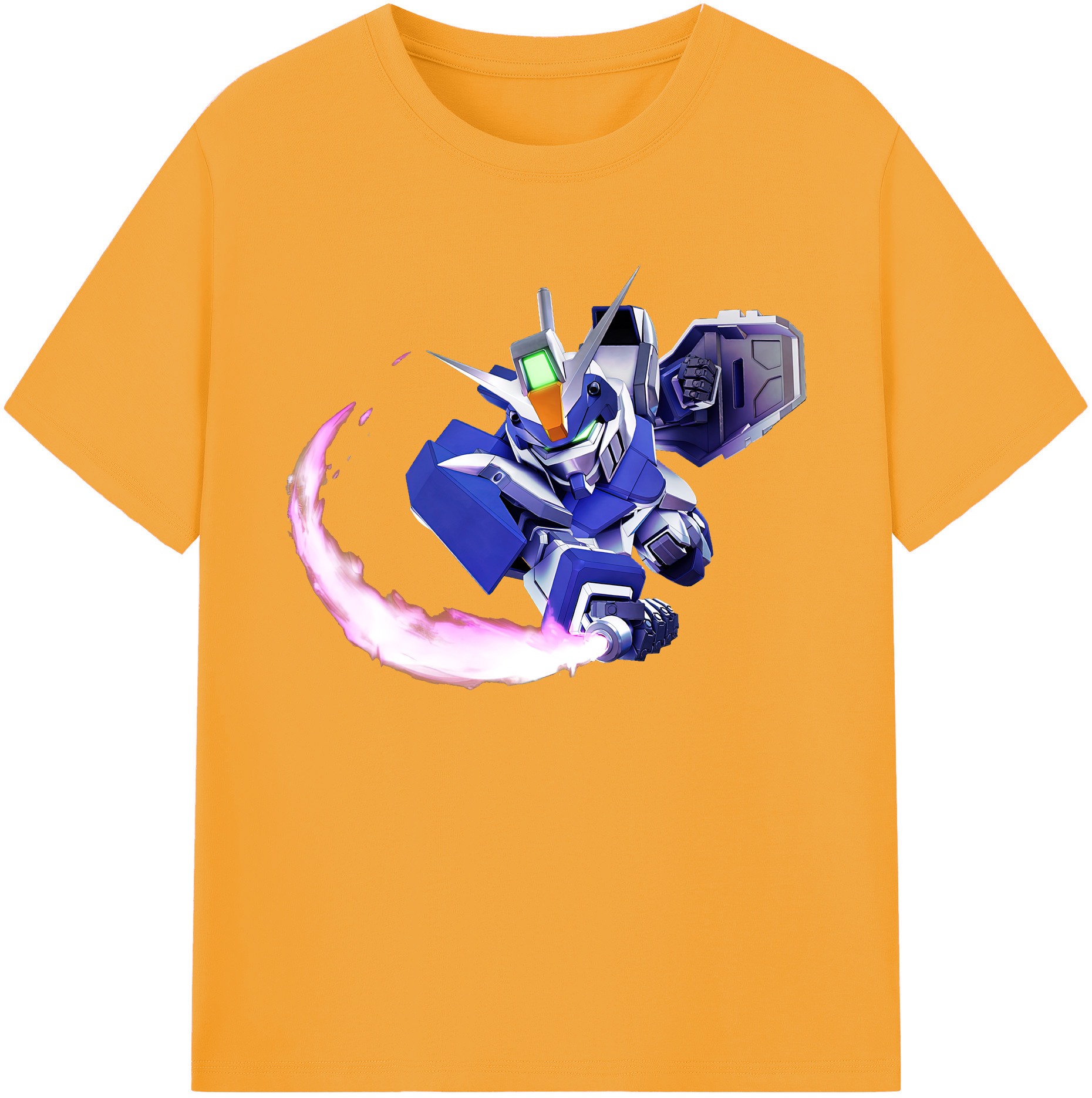 （画像用） 機動戦士ガンダム Mobile Suit Gundam 綿100％ メンズ半袖Tシャツ｜肌触りやわらか＆通気性