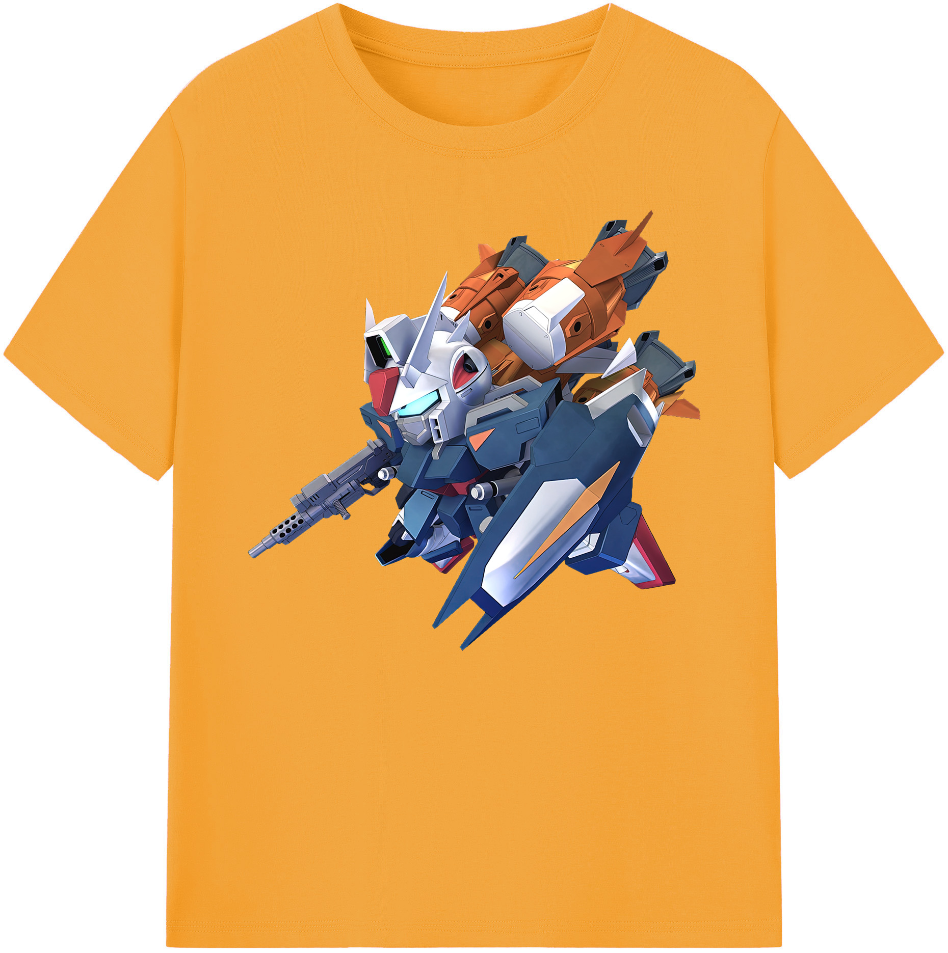 （画像用） 機動戦士ガンダム Mobile Suit Gundam 綿100％ メンズ半袖Tシャツ｜肌触りやわらか＆通気性