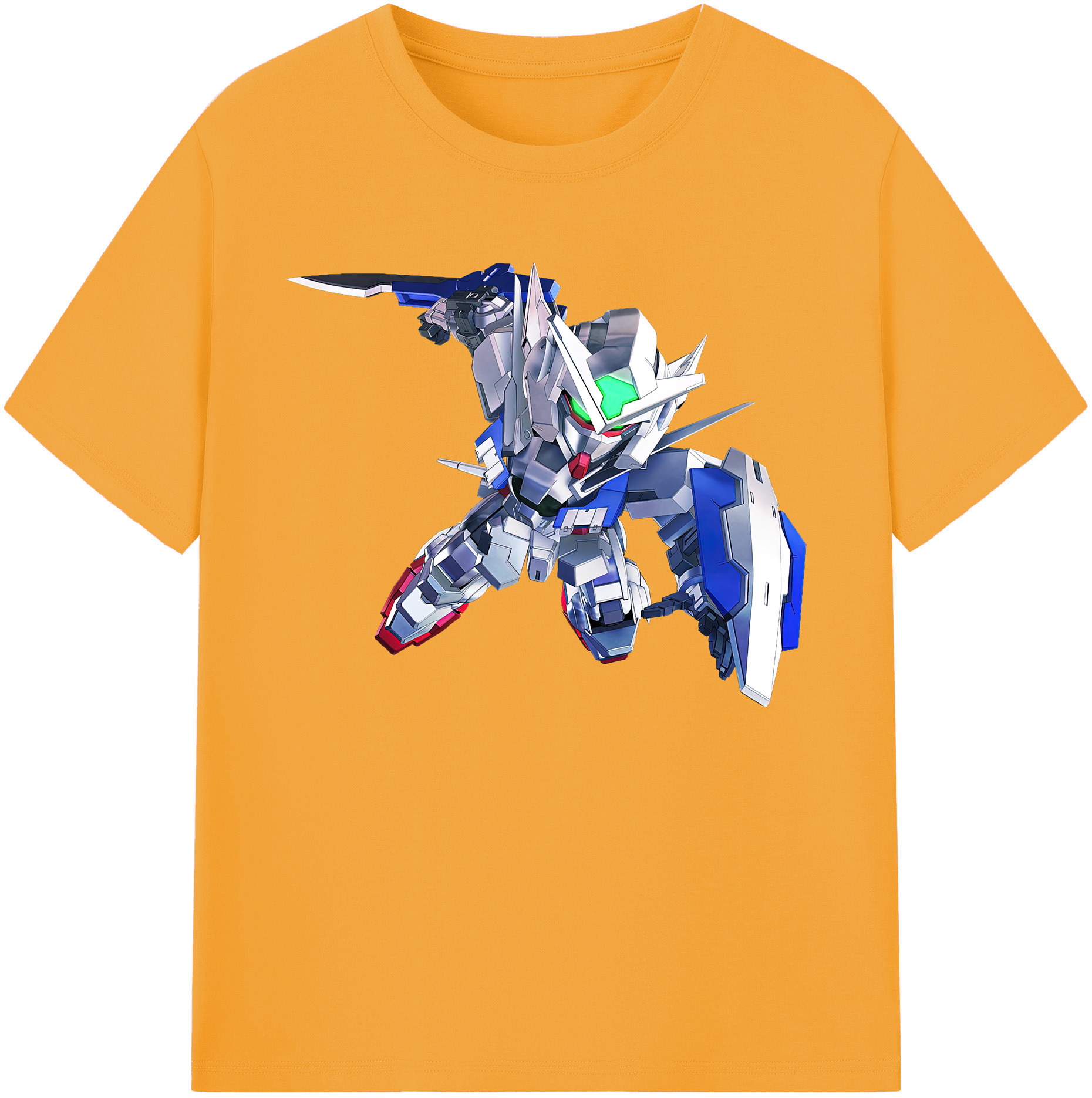 （画像用） 機動戦士ガンダム Mobile Suit Gundam 綿100％ メンズ半袖Tシャツ｜肌触りやわらか＆通気性