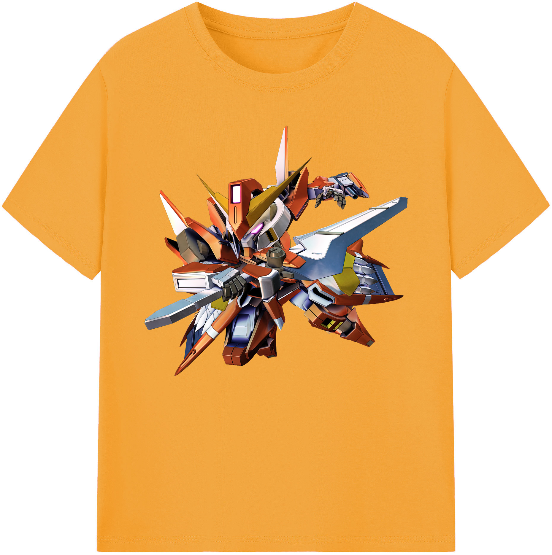 （画像用） 機動戦士ガンダム Mobile Suit Gundam 綿100％ メンズ半袖Tシャツ｜肌触りやわらか＆通気性