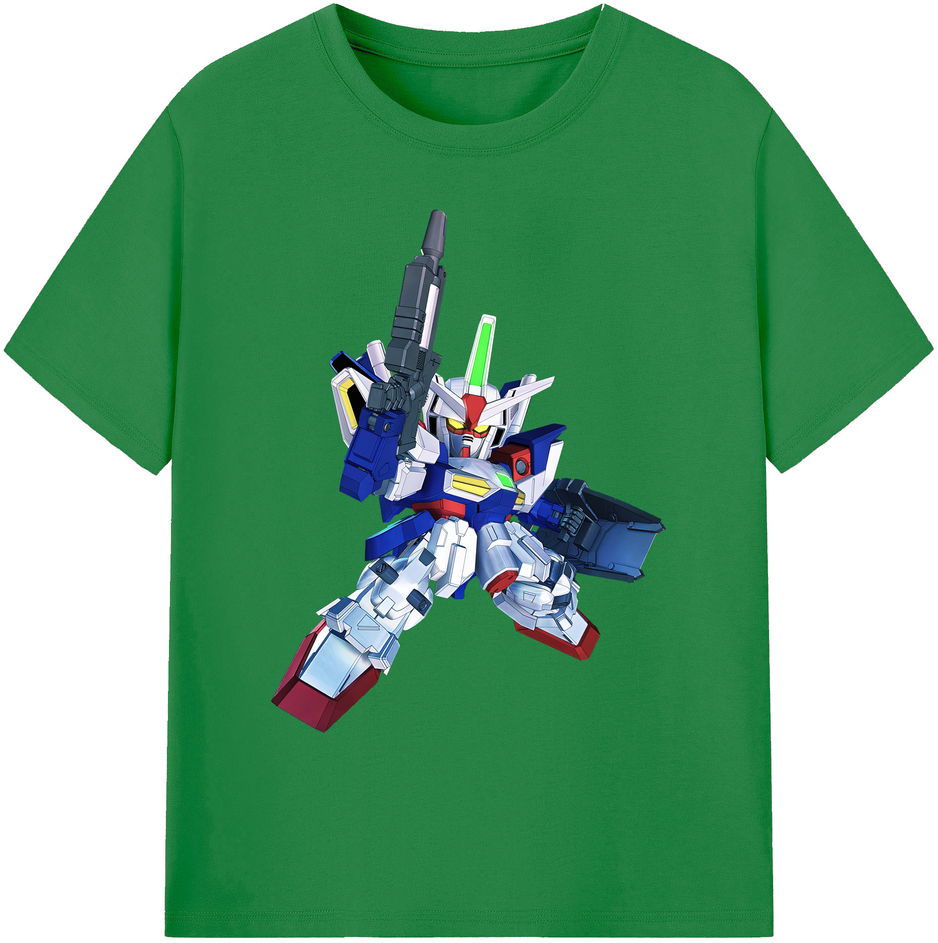（画像用） 機動戦士ガンダム Mobile Suit Gundam 綿100％ メンズ半袖Tシャツ｜肌触りやわらか＆通気性
