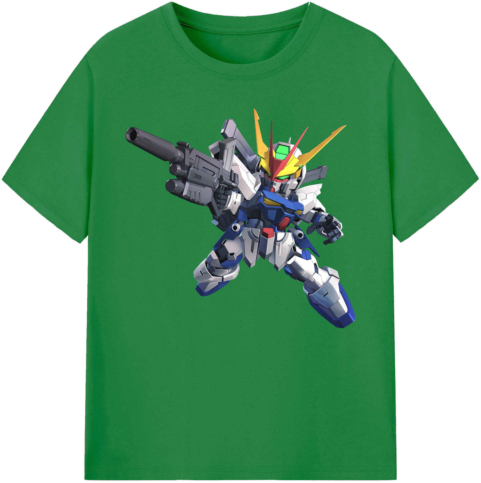 （画像用） 機動戦士ガンダム Mobile Suit Gundam 綿100％ メンズ半袖Tシャツ｜肌触りやわらか＆通気性