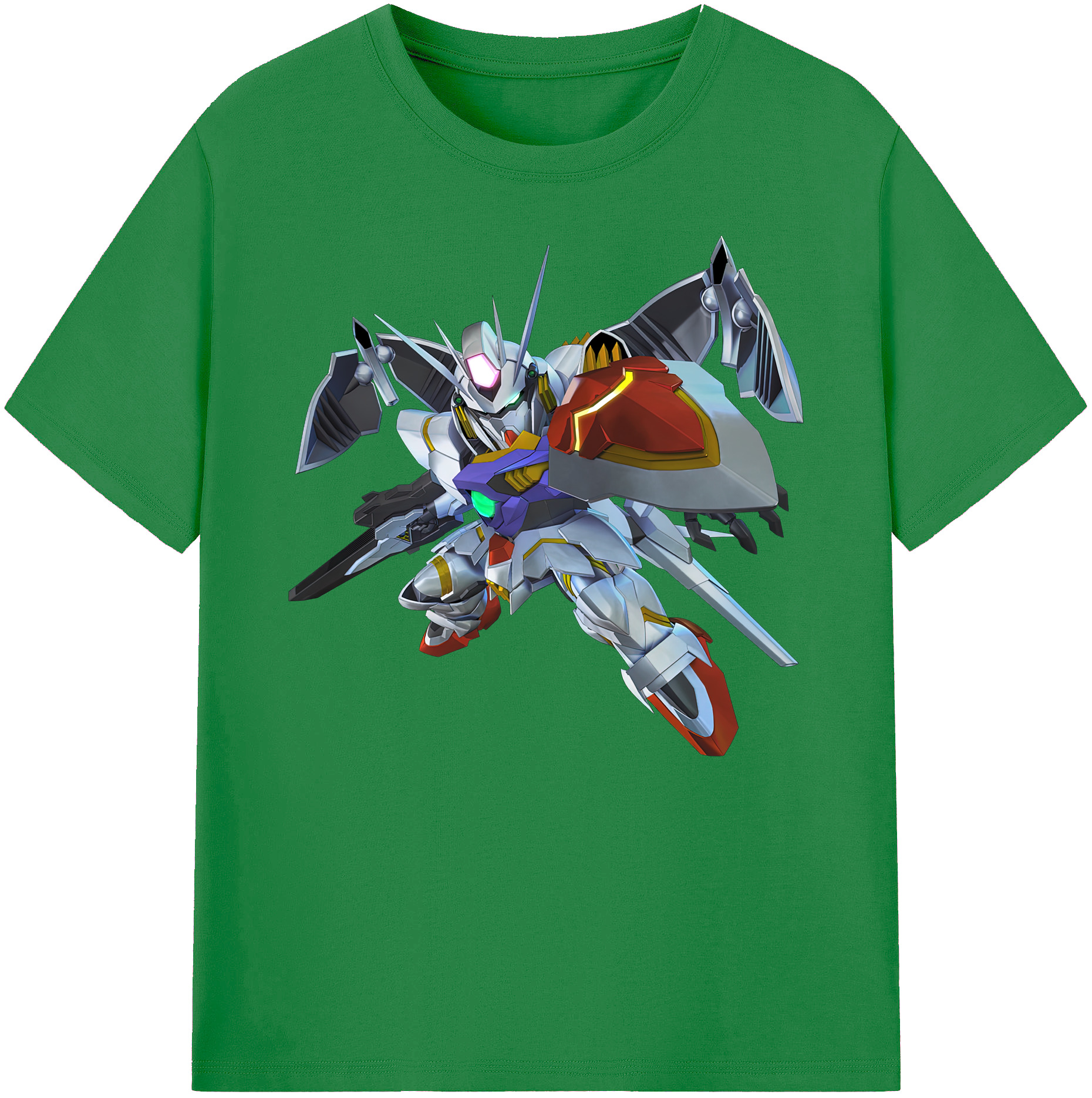 （画像用） 機動戦士ガンダム Mobile Suit Gundam 綿100％ メンズ半袖Tシャツ｜肌触りやわらか＆通気性
