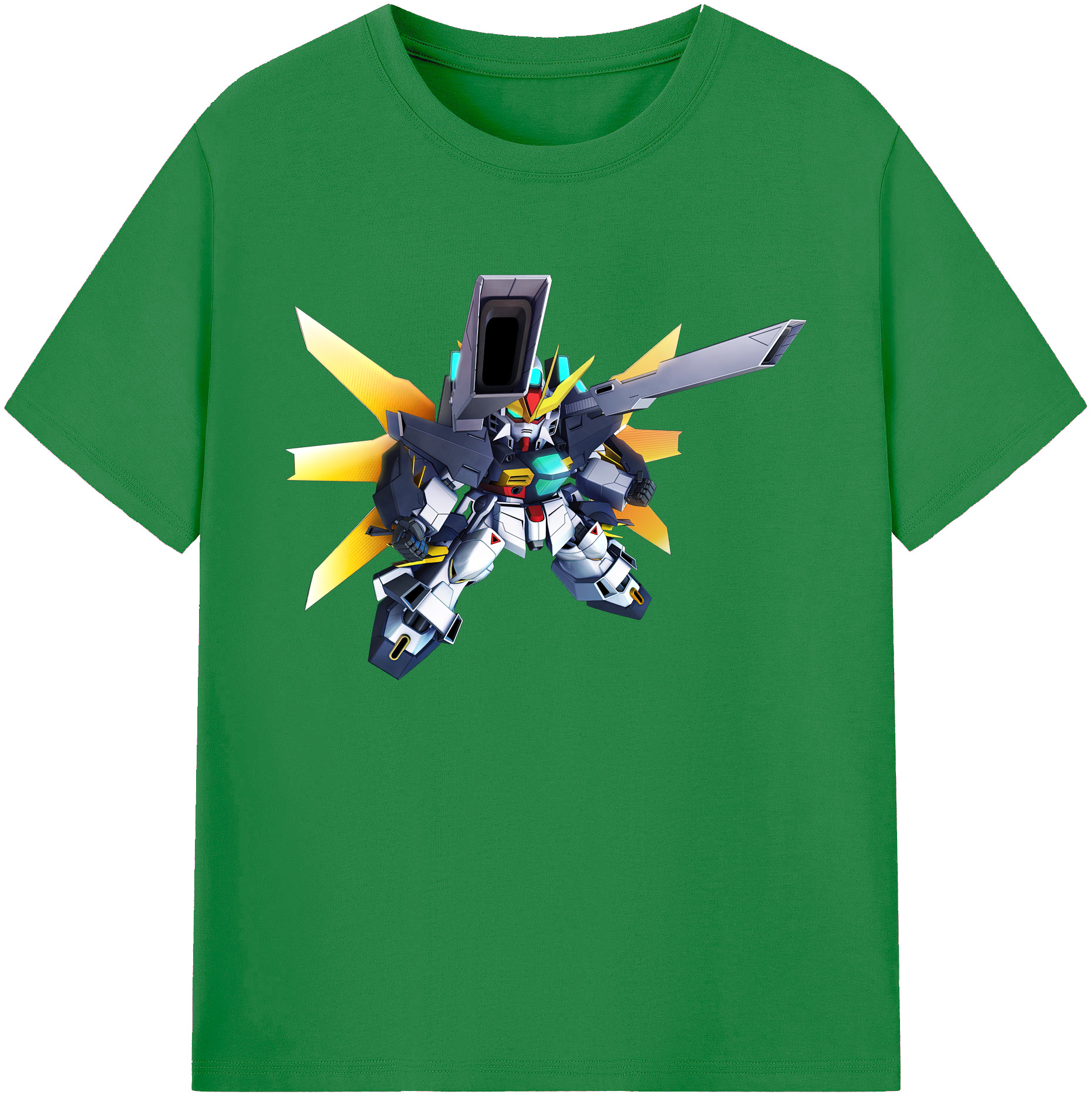 （画像用） 機動戦士ガンダム Mobile Suit Gundam 綿100％ メンズ半袖Tシャツ｜肌触りやわらか＆通気性