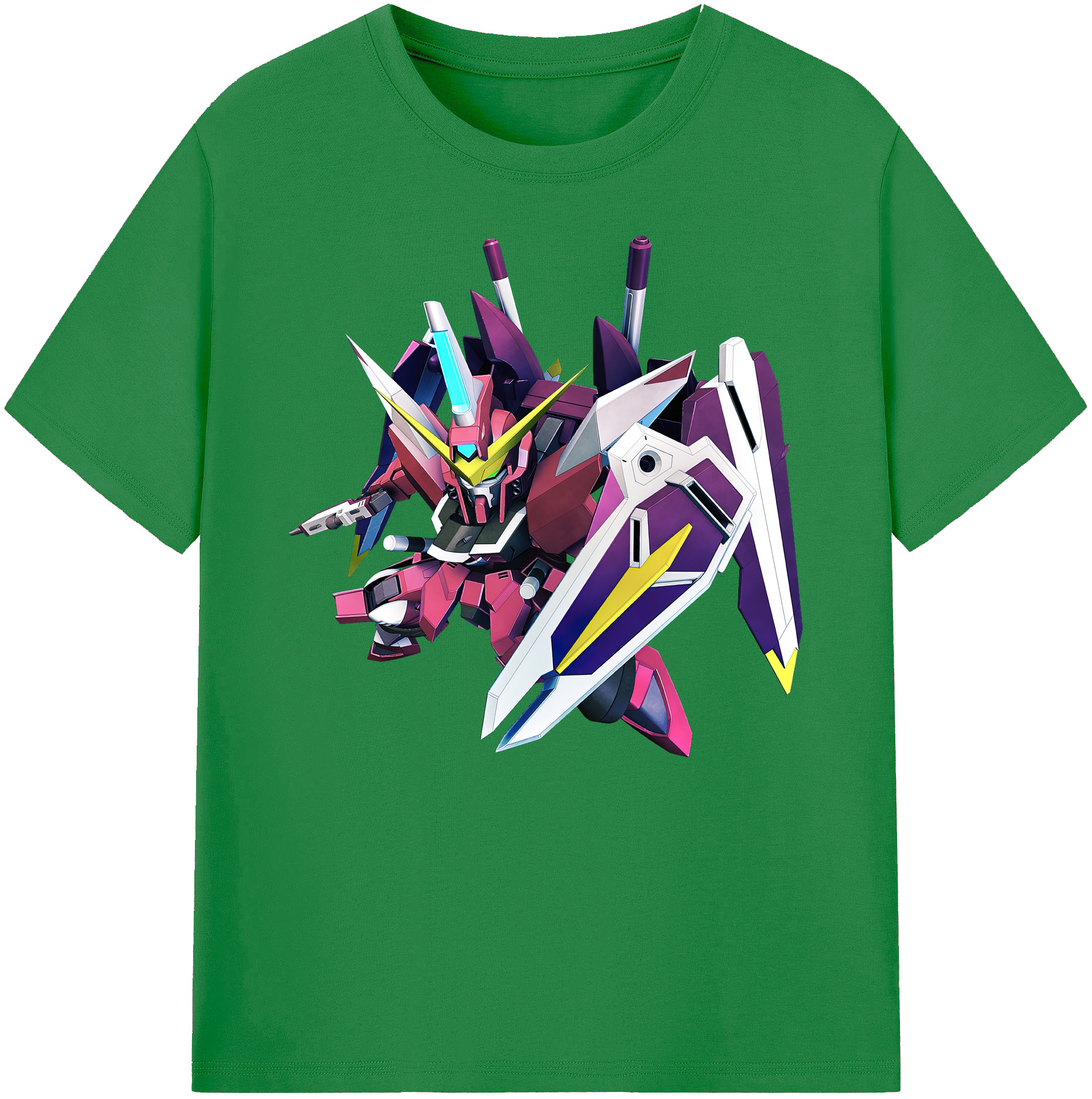 （画像用） 機動戦士ガンダム Mobile Suit Gundam 綿100％ メンズ半袖Tシャツ｜肌触りやわらか＆通気性