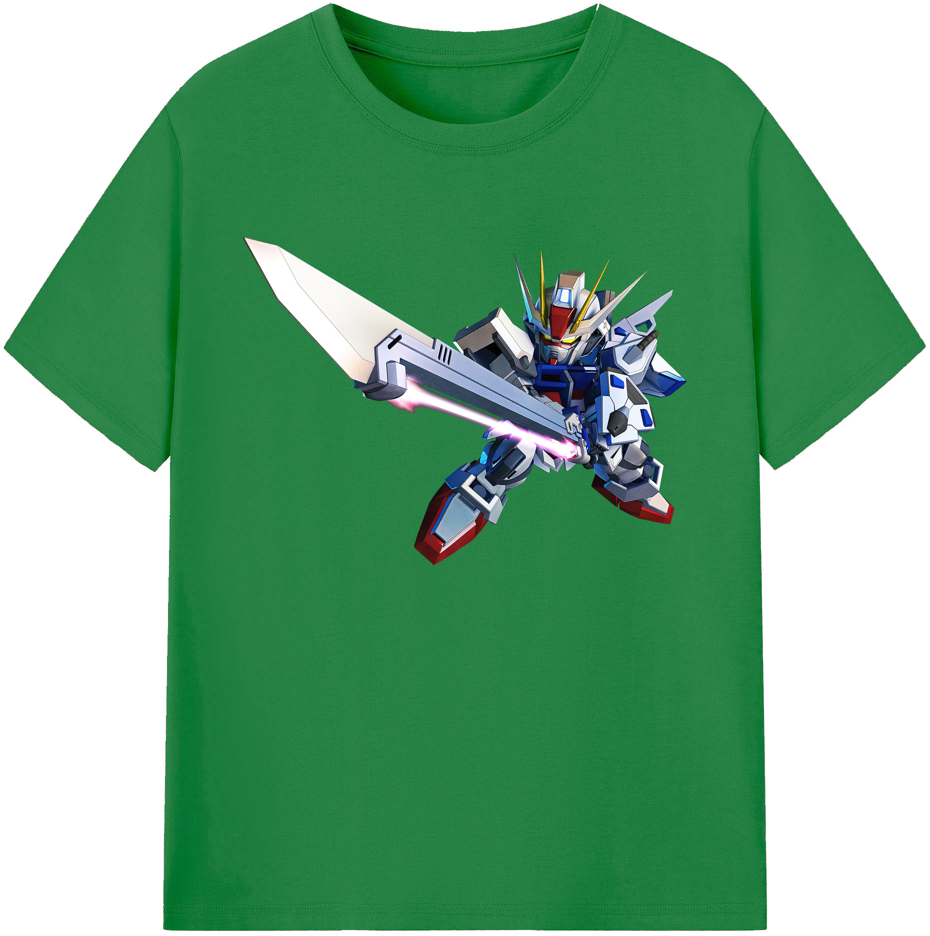 （画像用） 機動戦士ガンダム Mobile Suit Gundam 綿100％ メンズ半袖Tシャツ｜肌触りやわらか＆通気性