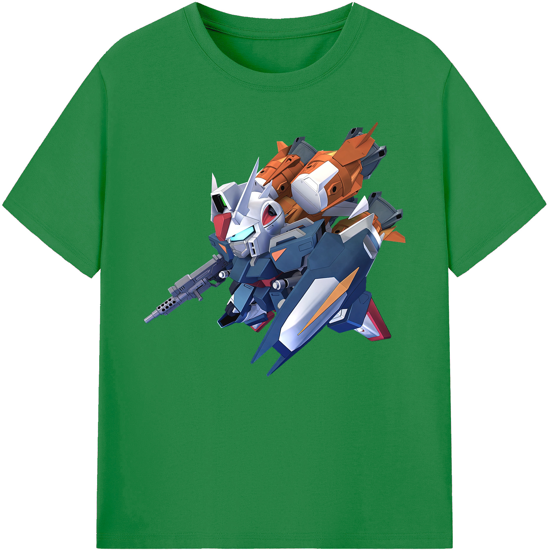 （画像用） 機動戦士ガンダム Mobile Suit Gundam 綿100％ メンズ半袖Tシャツ｜肌触りやわらか＆通気性