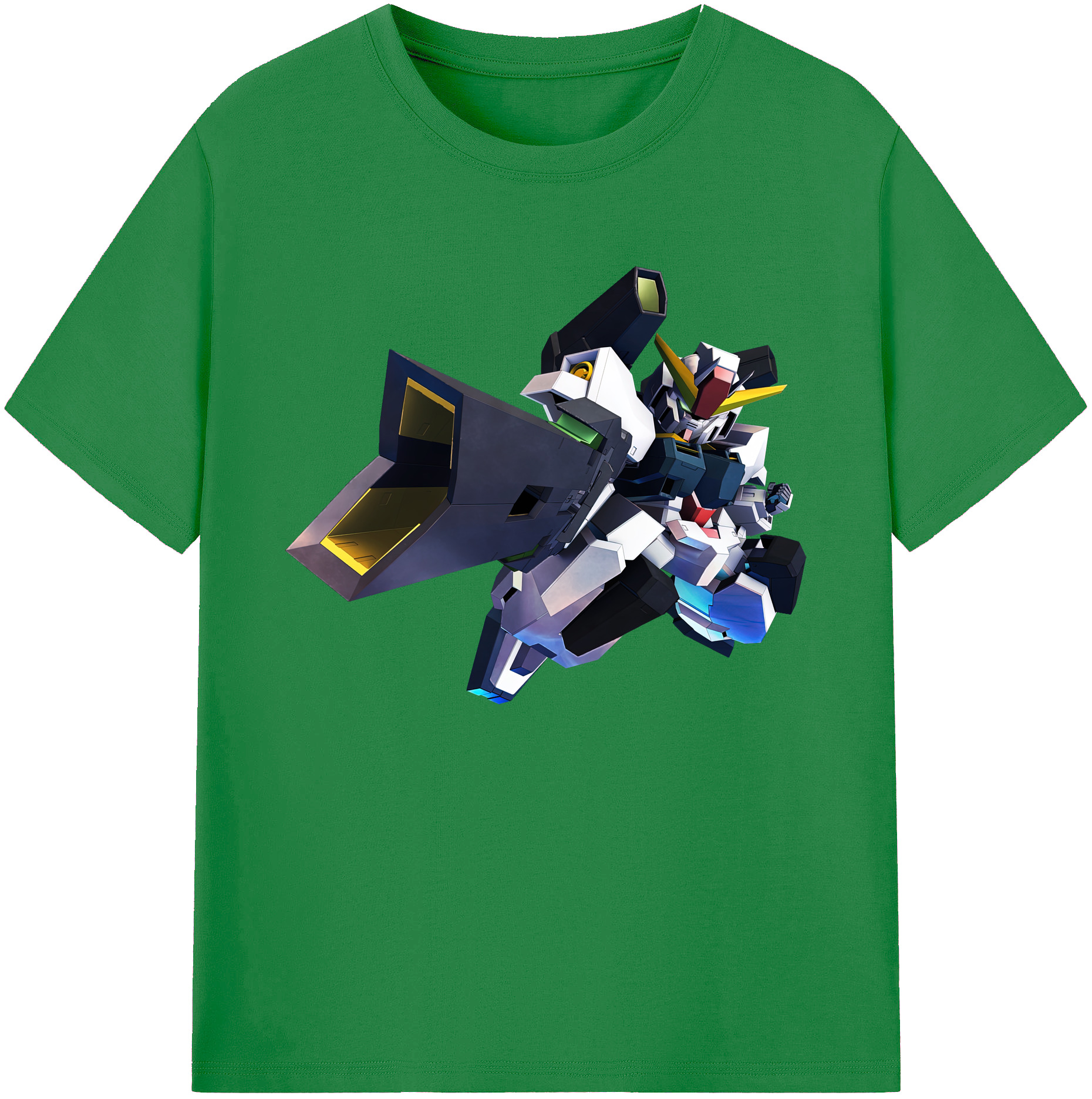 （画像用） 機動戦士ガンダム Mobile Suit Gundam 綿100％ メンズ半袖Tシャツ｜肌触りやわらか＆通気性