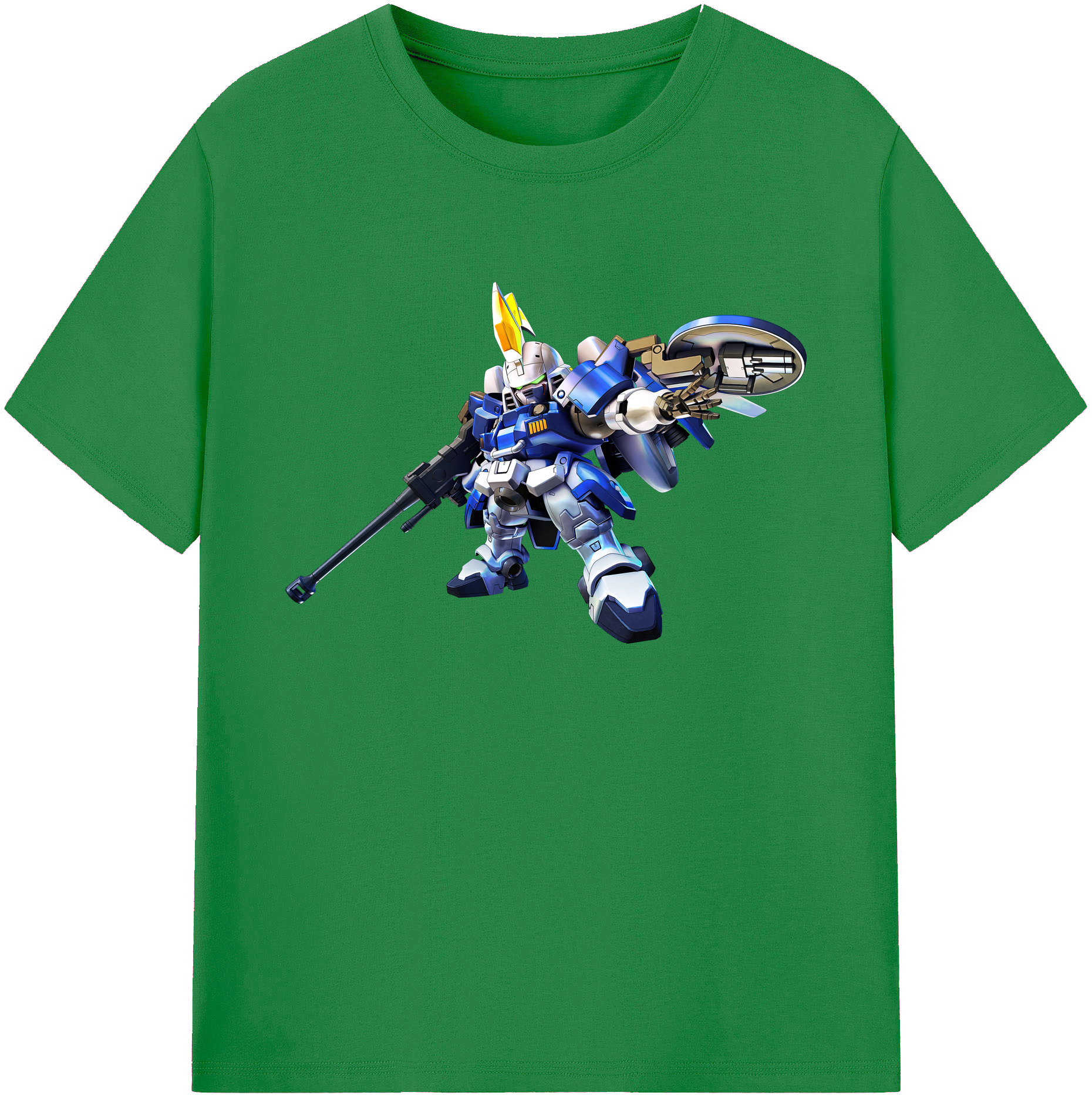 （画像用） 機動戦士ガンダム Mobile Suit Gundam 綿100％ メンズ半袖Tシャツ｜肌触りやわらか＆通気性